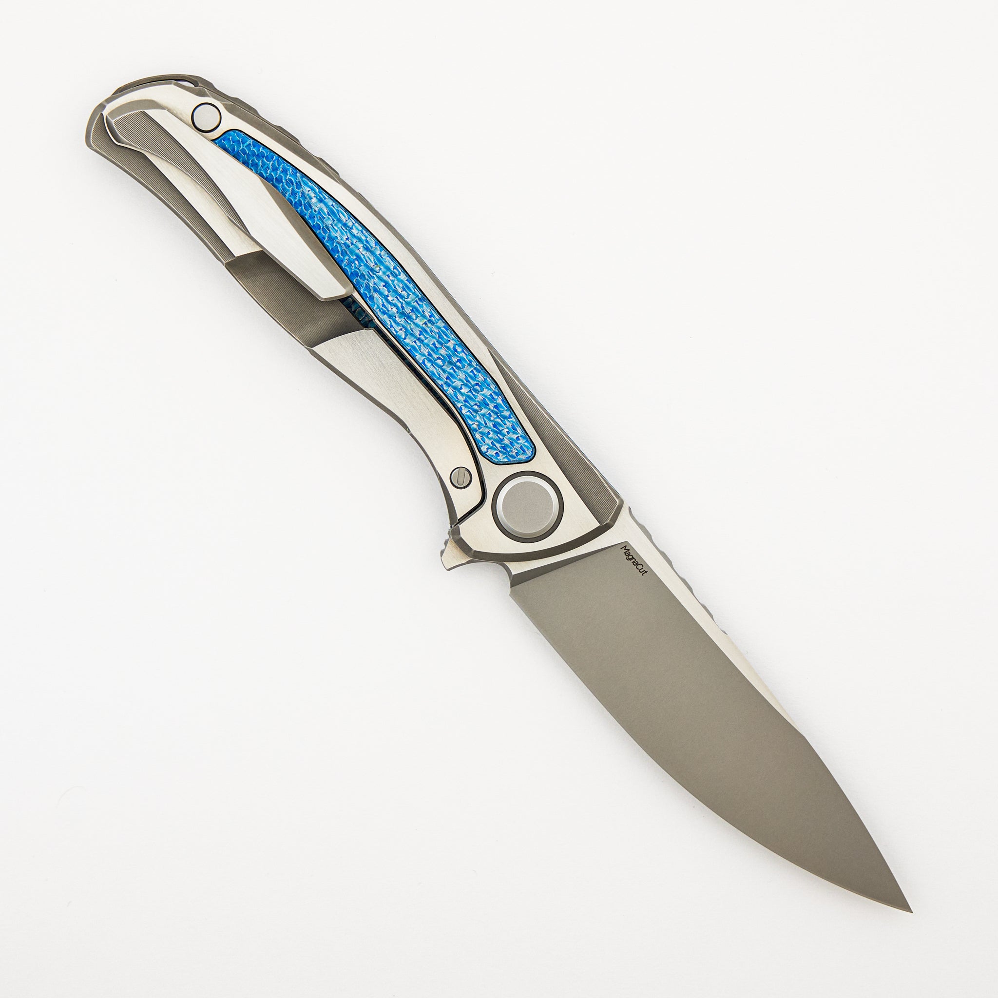 "Special Edition" Chris Reeve Collaboration Hati CGG - MagnaCut Blade - Titanium/Blue Alutex Handle - MRBS