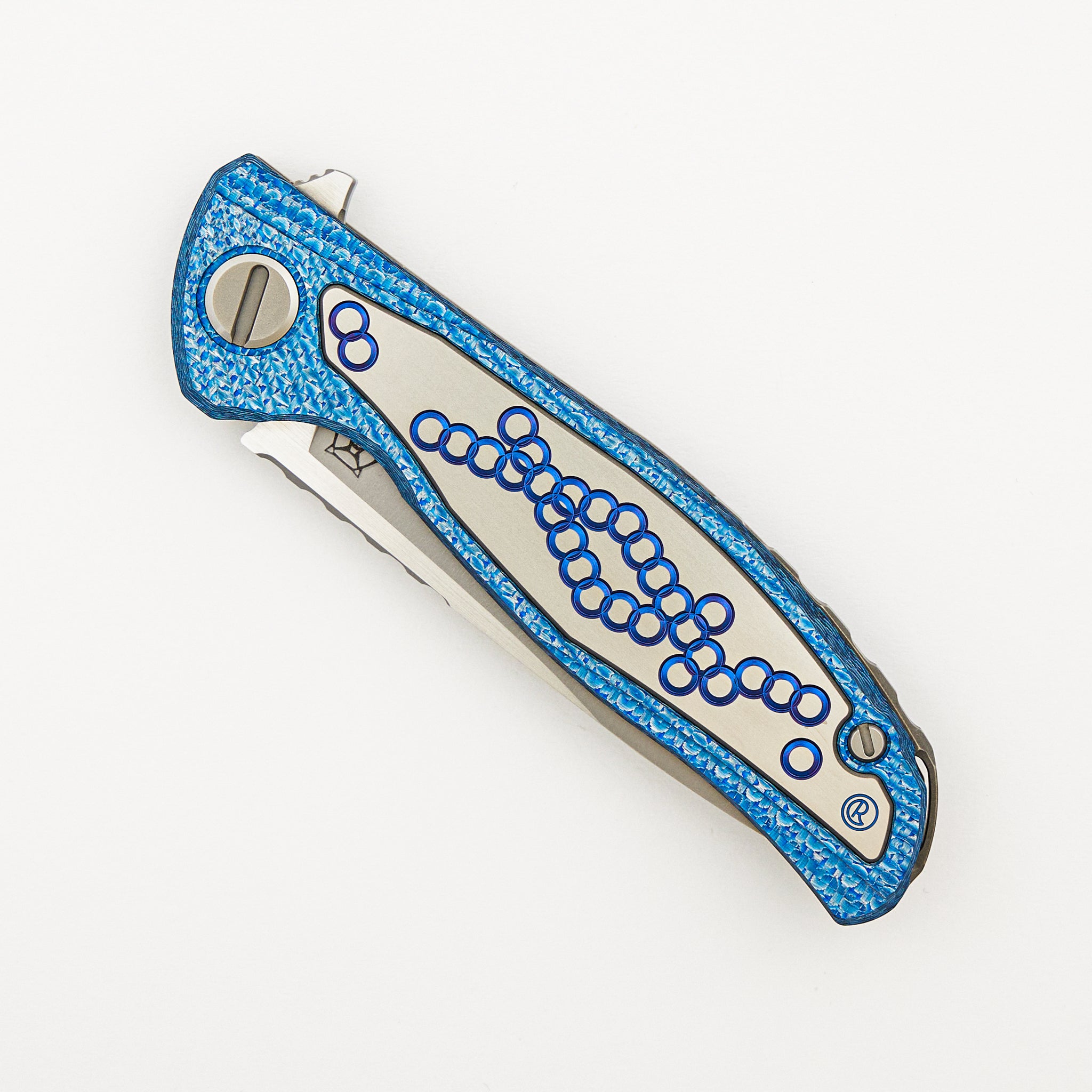 "Special Edition" Chris Reeve Collaboration Hati CGG - MagnaCut Blade - Titanium/Blue Alutex Handle - MRBS