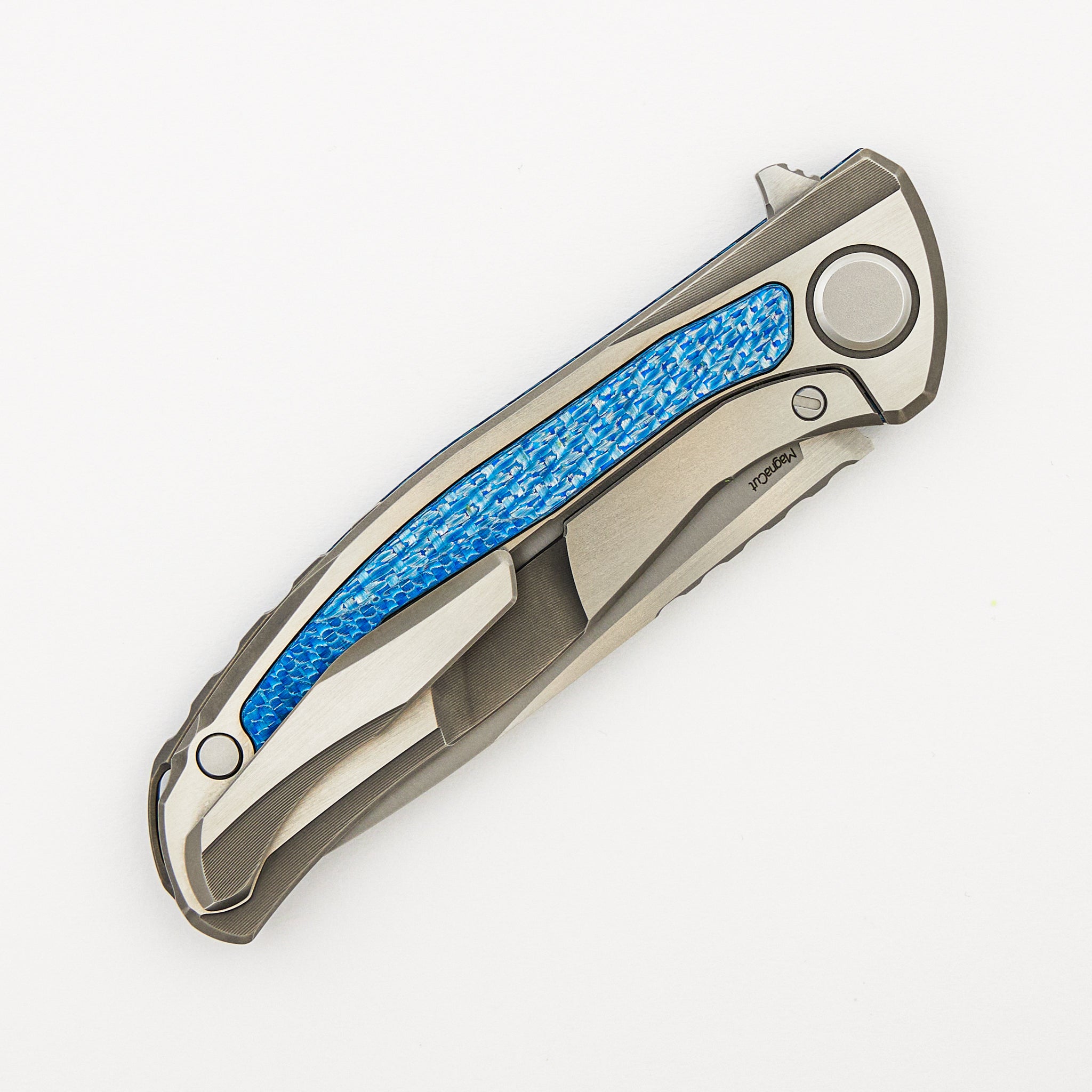 "Special Edition" Chris Reeve Collaboration Hati CGG - MagnaCut Blade - Titanium/Blue Alutex Handle - MRBS