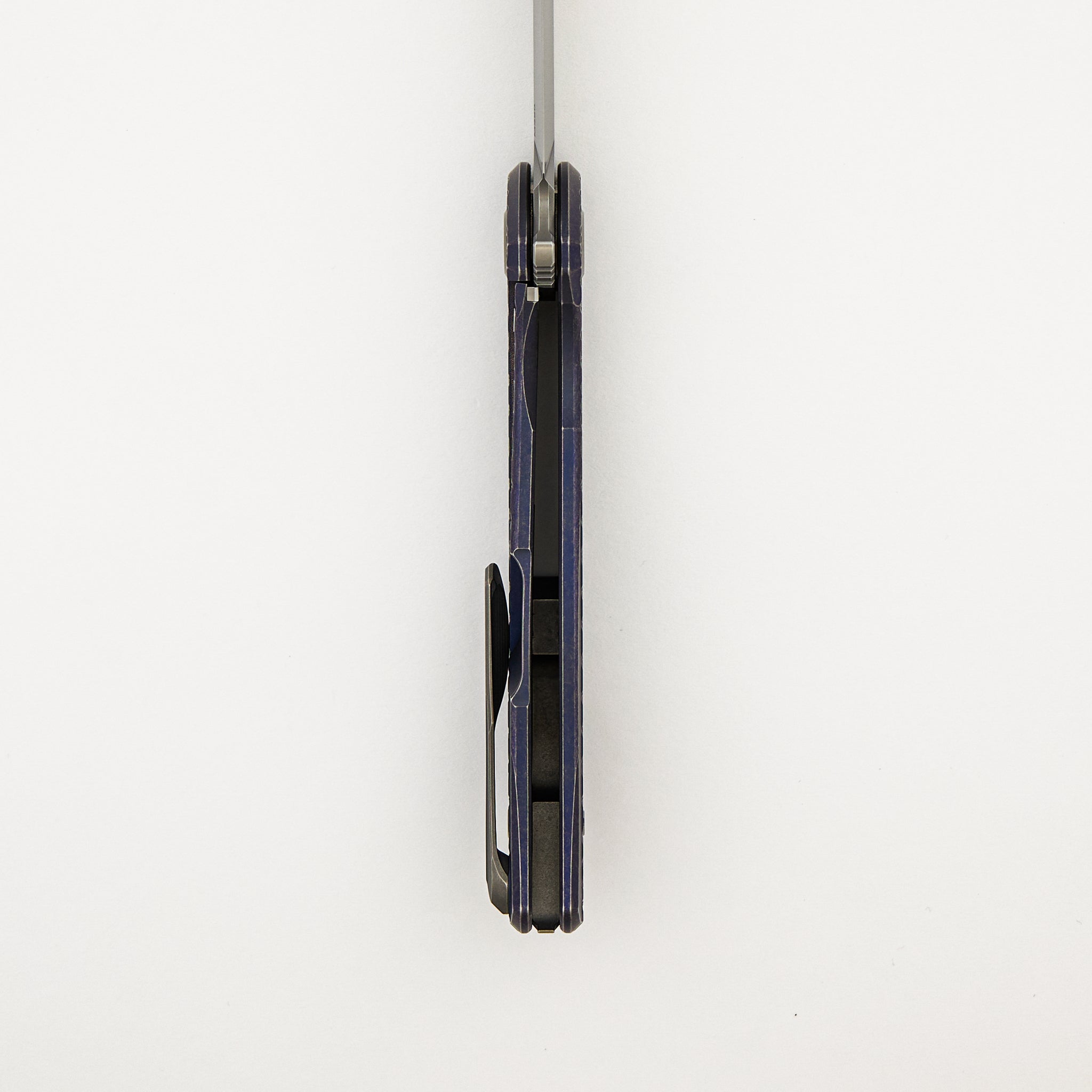 F95 Bear Pattern - Purple Titanium Handle - M390 Blade - MRBS