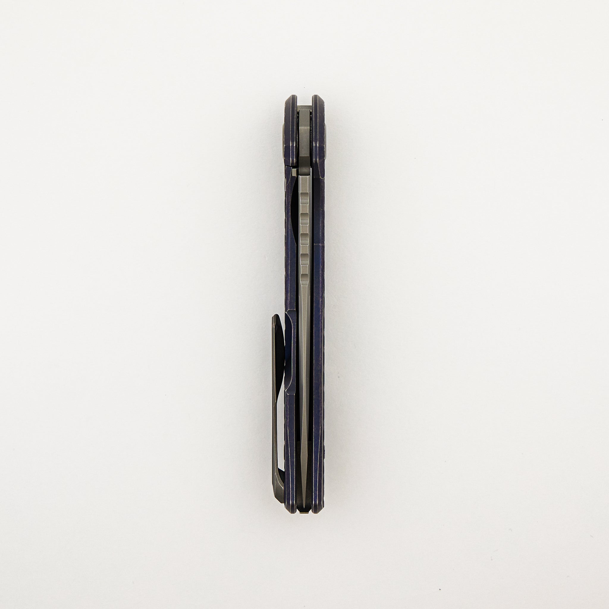 F95 Bear Pattern - Purple Titanium Handle - M390 Blade - MRBS