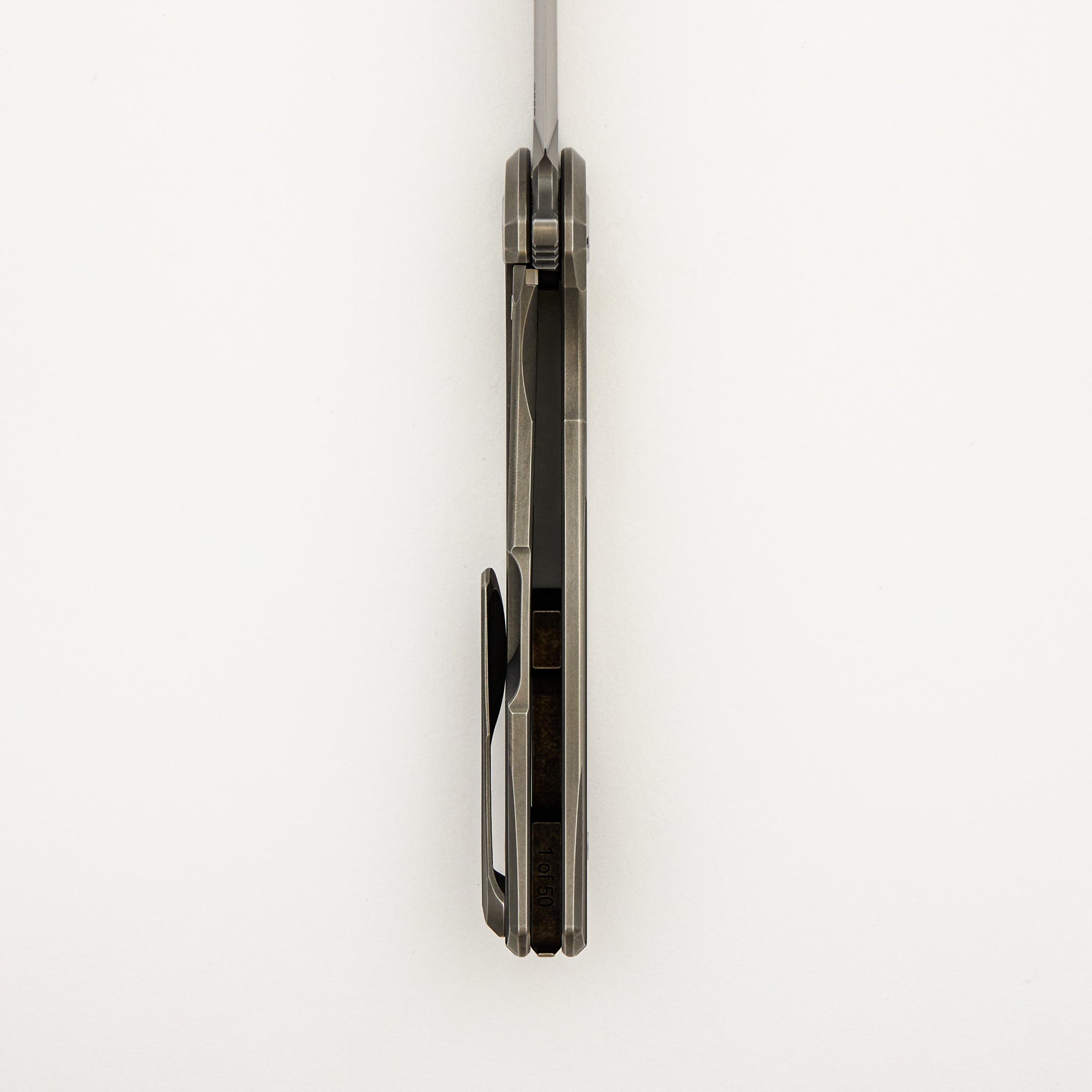 F95 Braces - S90V Blade - Titanium Handle - Bronze Accents - Washers
