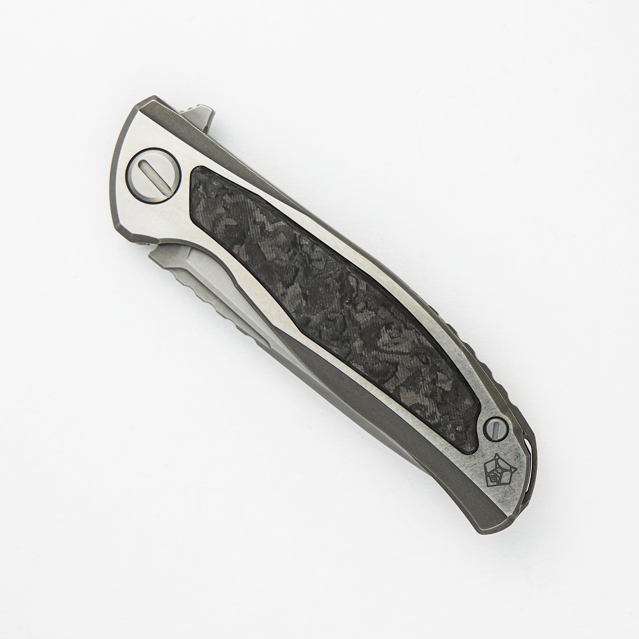 F95NL Gen. 5 - M390 Blade - Titanium Handle - Black TechnoCarbo Inlays - MRBS