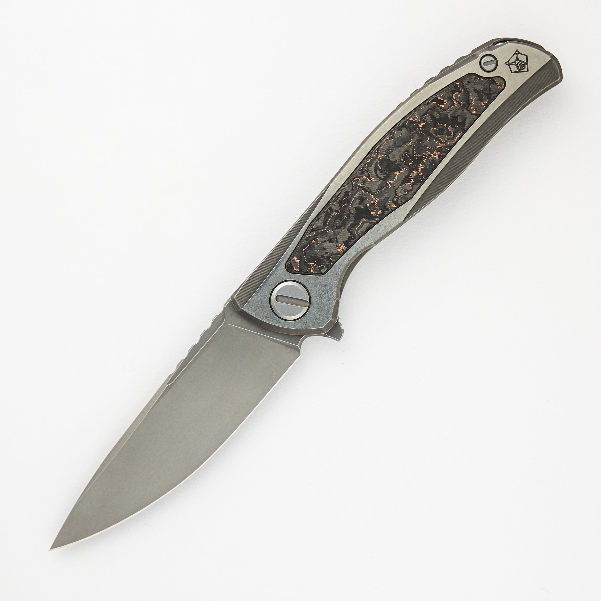 F95NL Gen. 5 - M390 Blade - Titanium Handle - Copper TechnoCarbo Inlays - MRBS