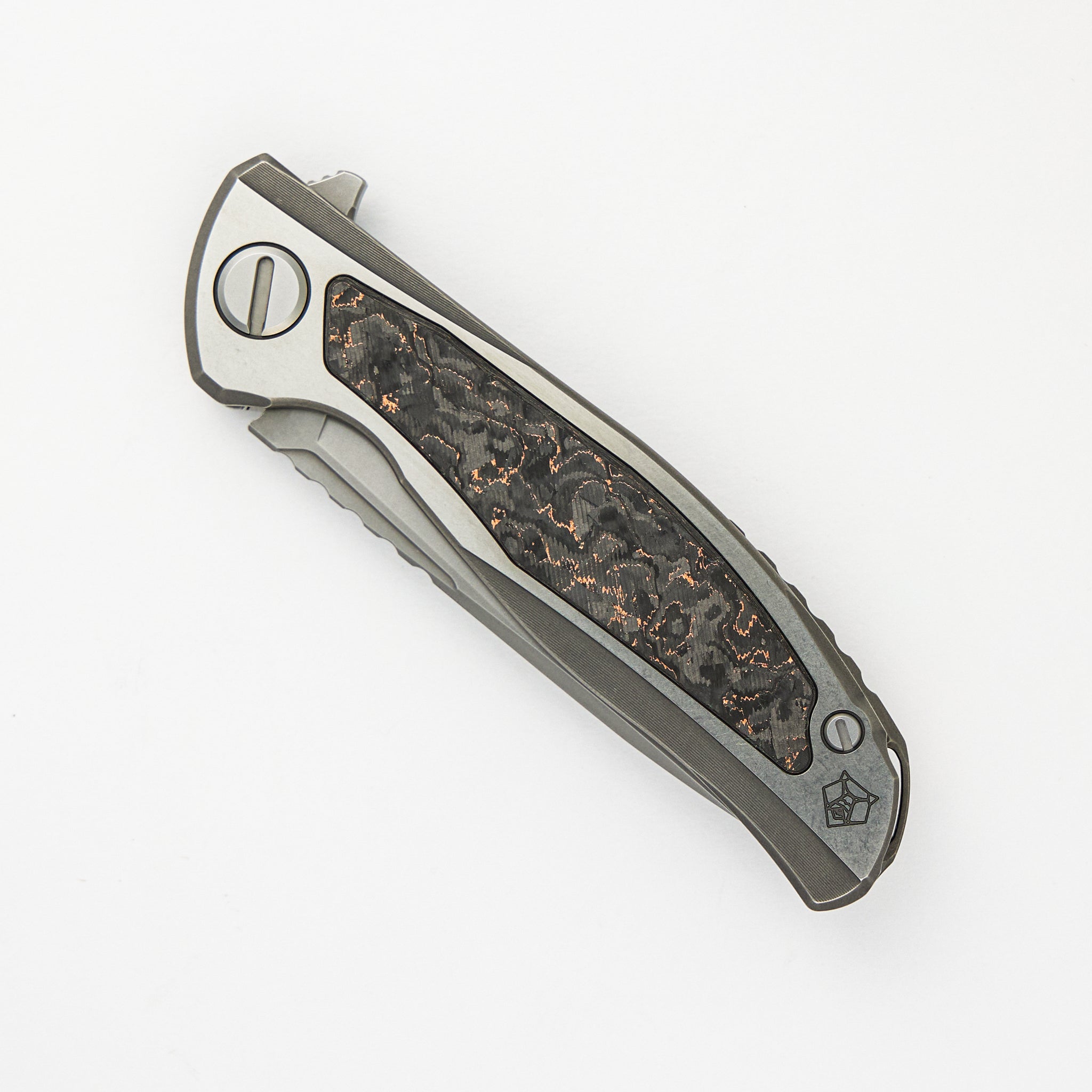 F95NL Gen. 5 - M390 Blade - Titanium Handle - Copper TechnoCarbo Inlays - MRBS
