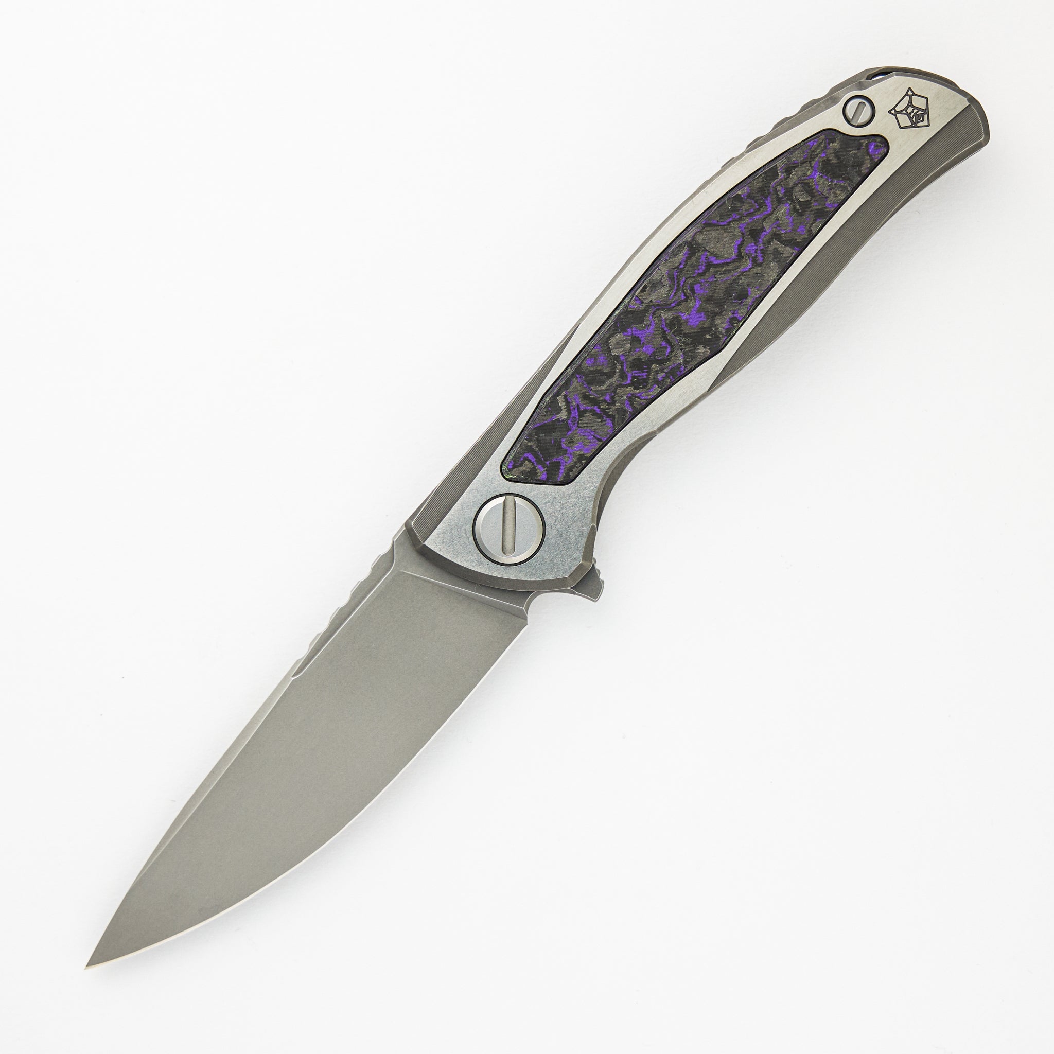 F95NL Gen. 5 - M390 Blade - Titanium Handle - Purple TechnoCarbo Inlays - MRBS