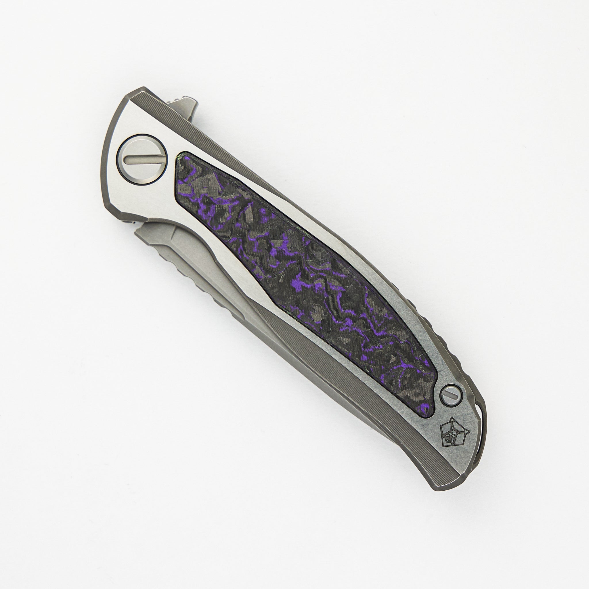 F95NL Gen. 5 - M390 Blade - Titanium Handle - Purple TechnoCarbo Inlays - MRBS