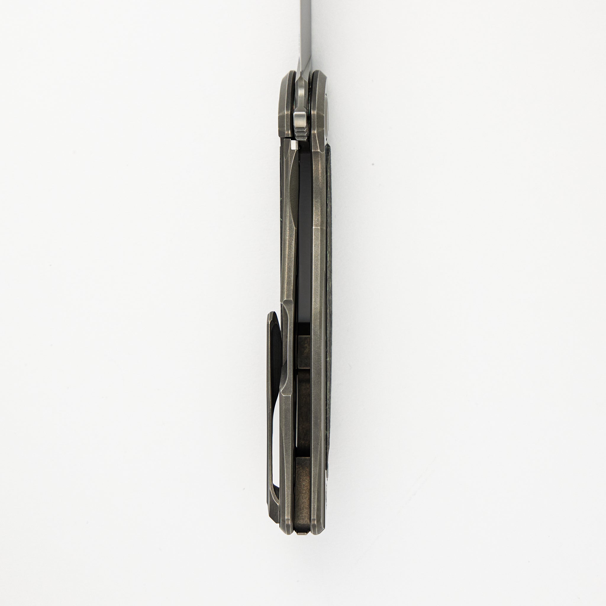 F95NL Gen. 5 - M390 Blade - Titanium Handle - Olive TechnoCarbo Inlays - MRBS