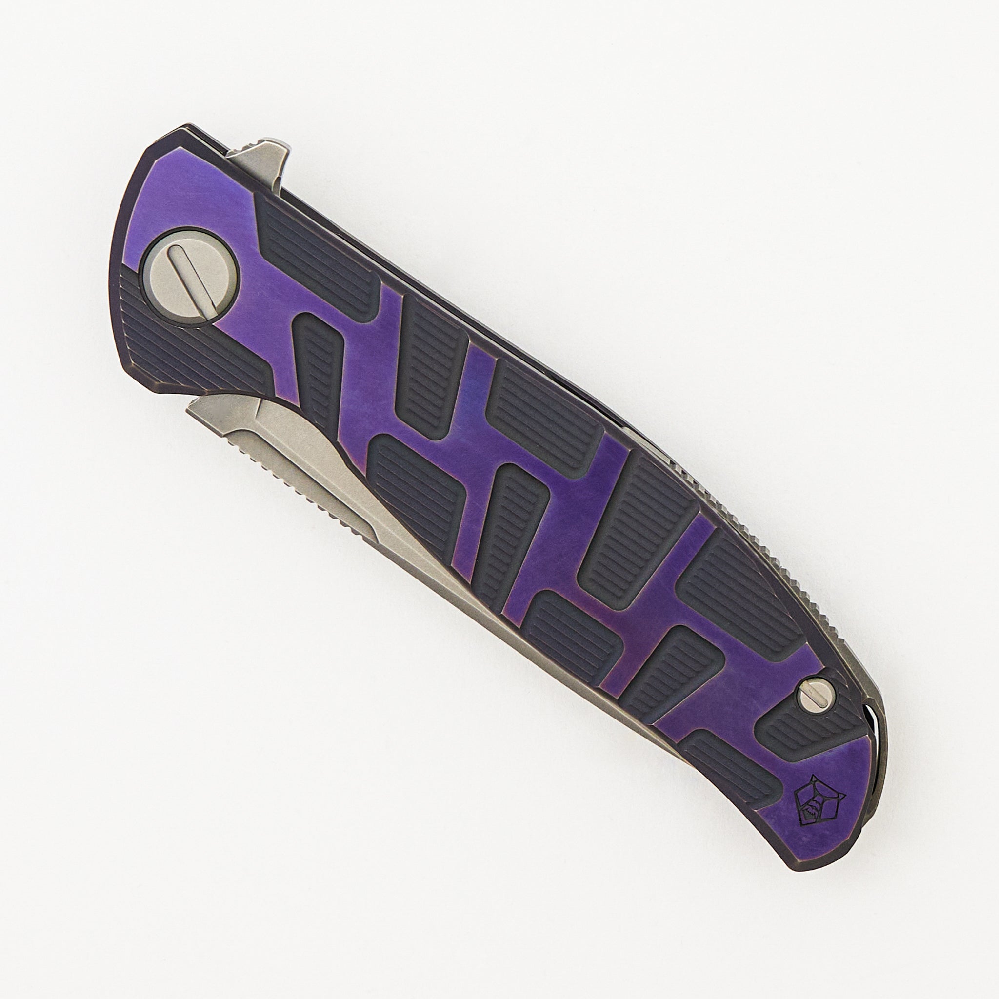 F95 T Pattern Gen. 4 - Purple Titanium Handle - M390 Blade - MRBS