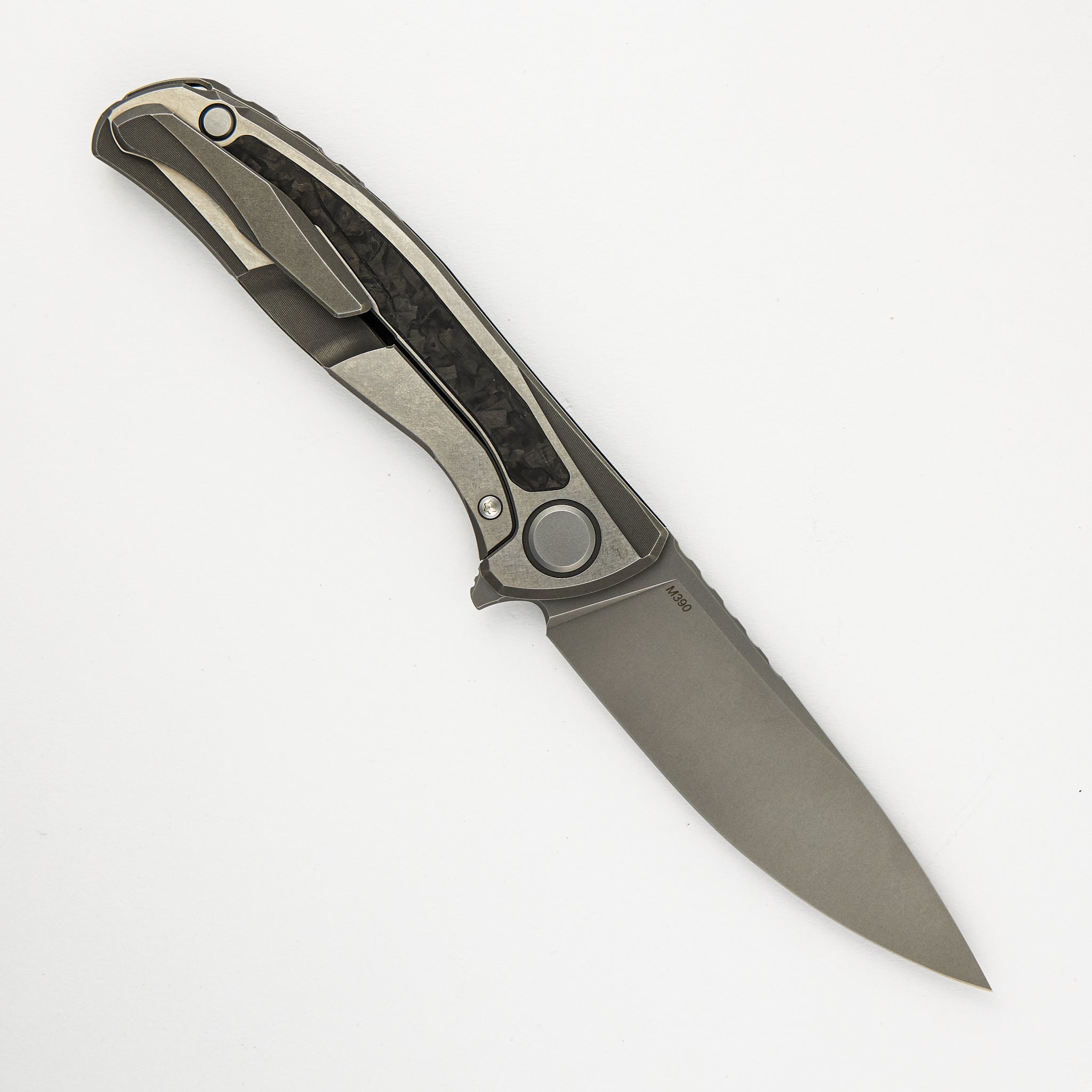 SHIROGOROV HATI GEN 3 – M390 BLADE – BLACK TECHNOCARBO – MRBS