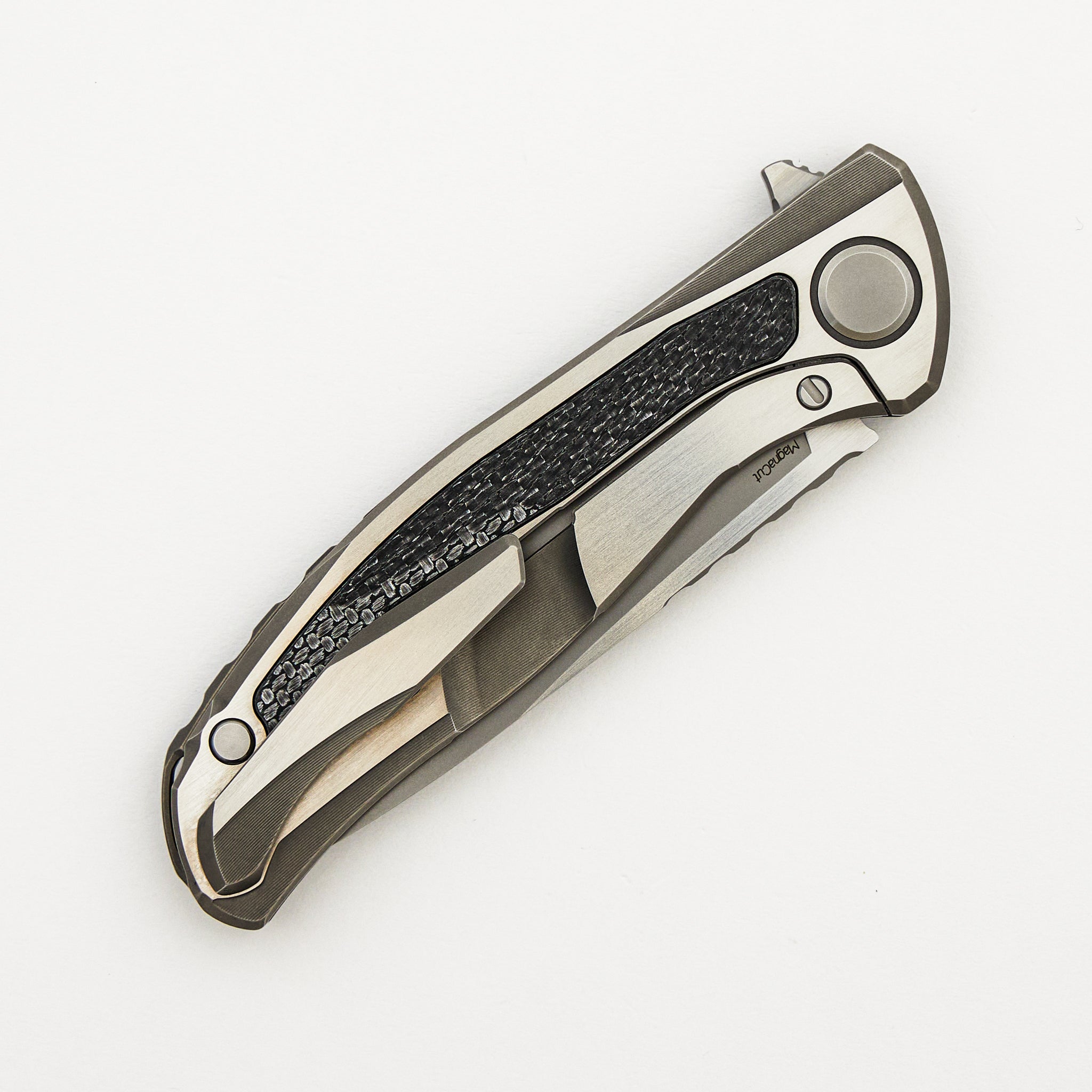 Chris Reeve Knives Collaboration Hati CGG - MagnaCut Blade - Titanium/Black Alutex Handle - MRBS - Completed