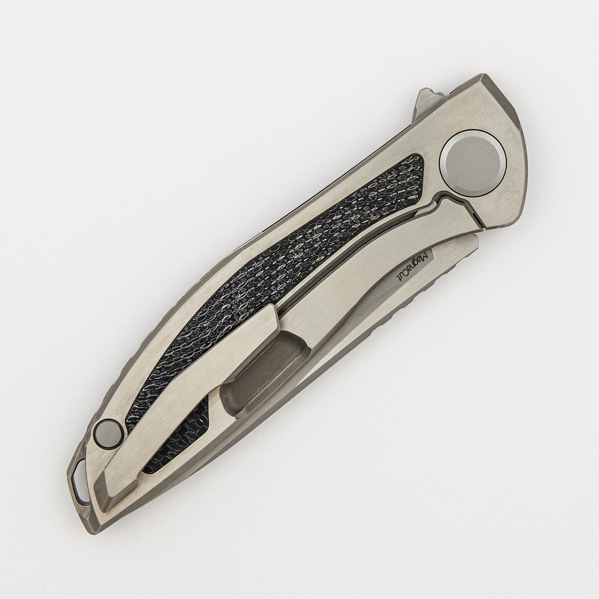 Chris Reeve Collaboration HatiOn CGG - MagnaCut Blade - Titanium/Black Alutex Handle - MRBS - Completed