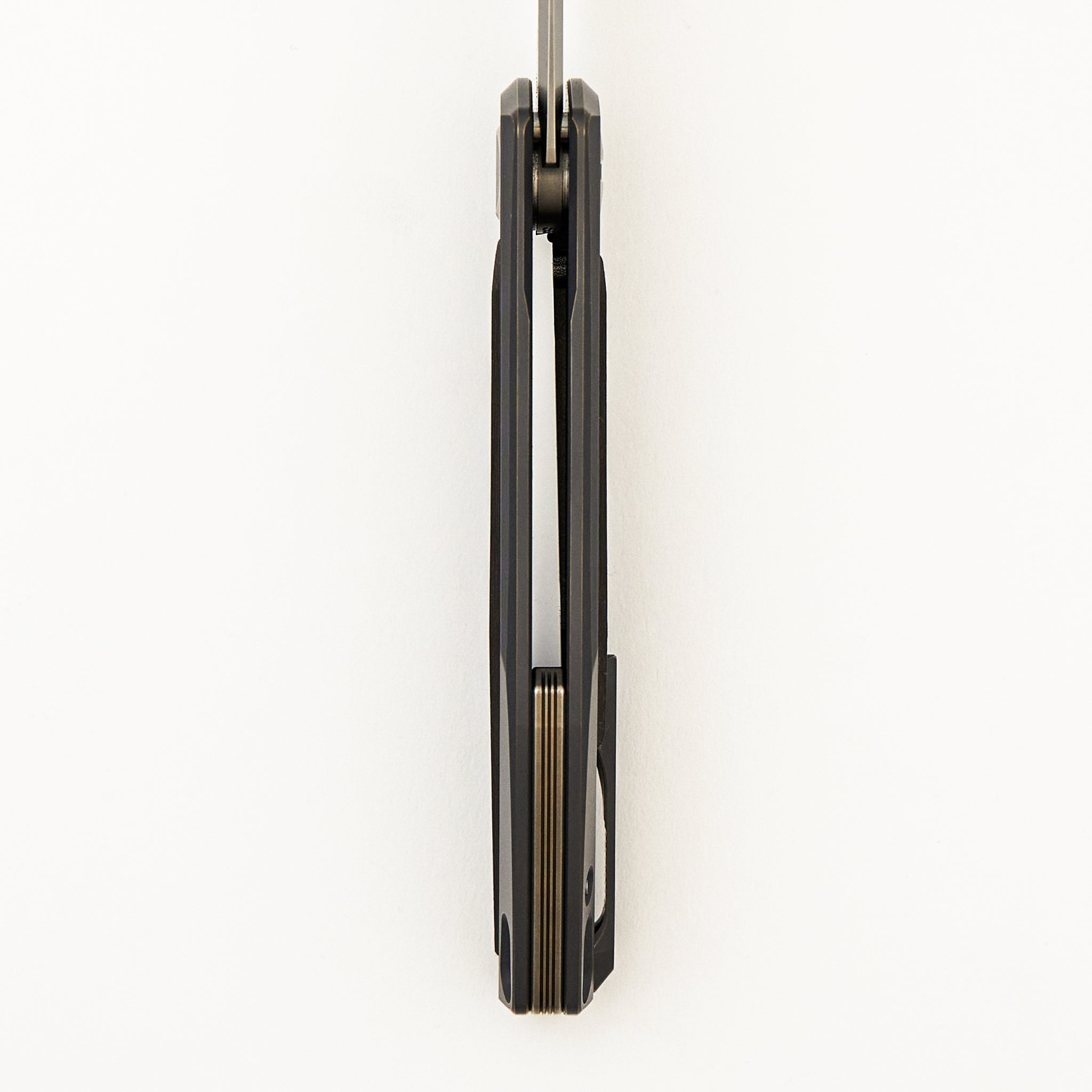 Molten KMP (RKMP) - S90V Blade - Titanium/Lava & Ash CarboTi Handle - SRRBS (Charles Marlowe Design)