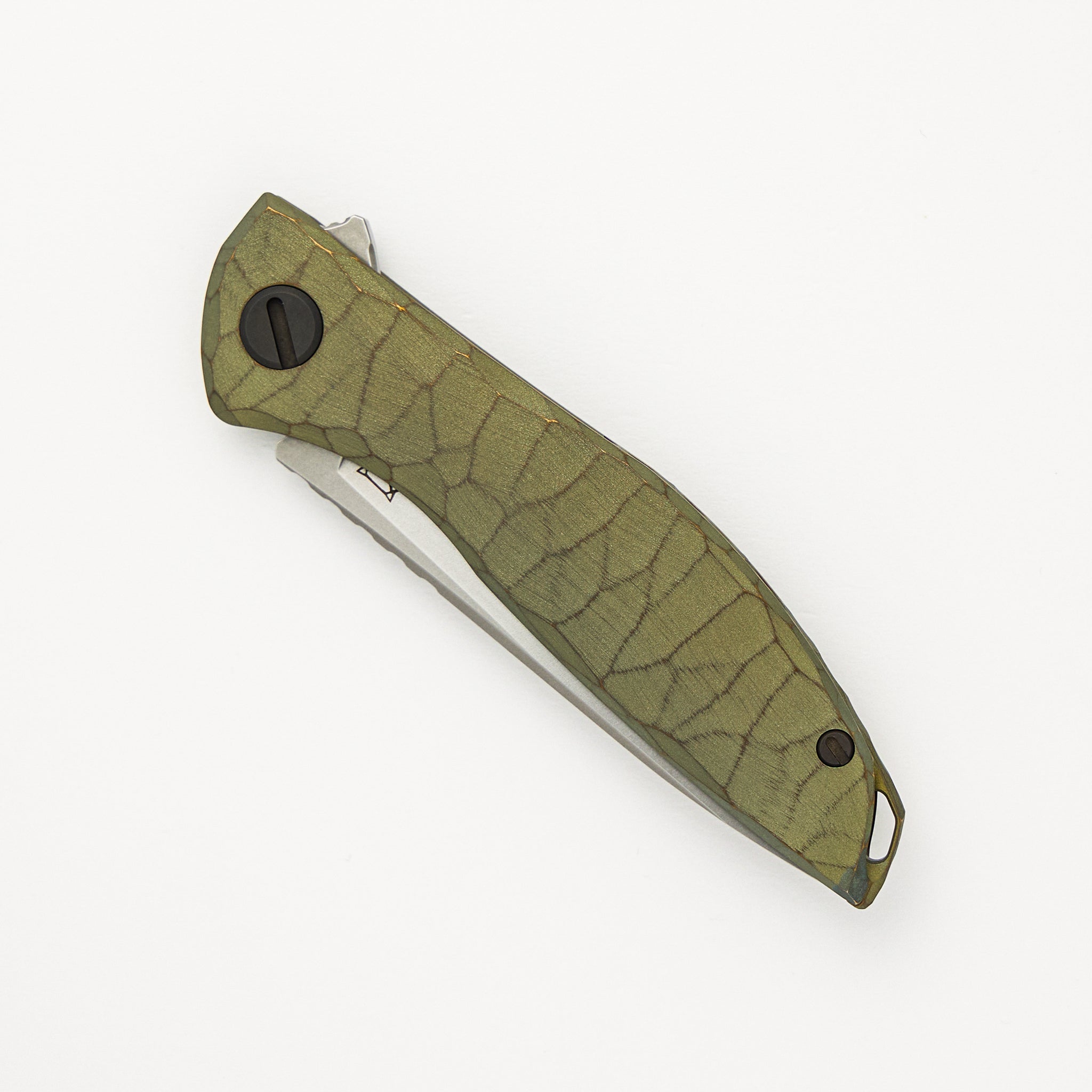 Shirogorov Knives / Rip Knives NeOn “Green Machine” – M390 Blade – MRBS - Completed
