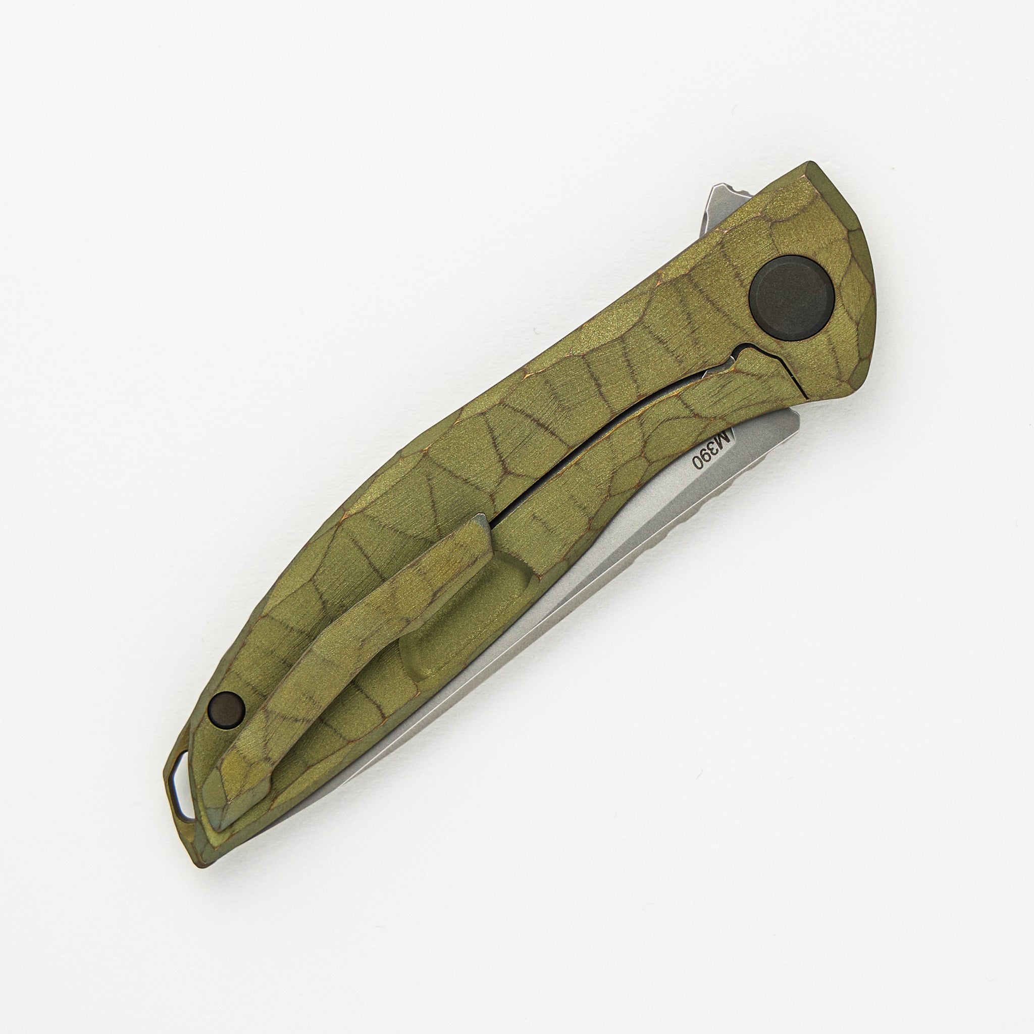 Shirogorov Knives / Rip Knives NeOn “Green Machine” – M390 Blade – MRBS - Completed