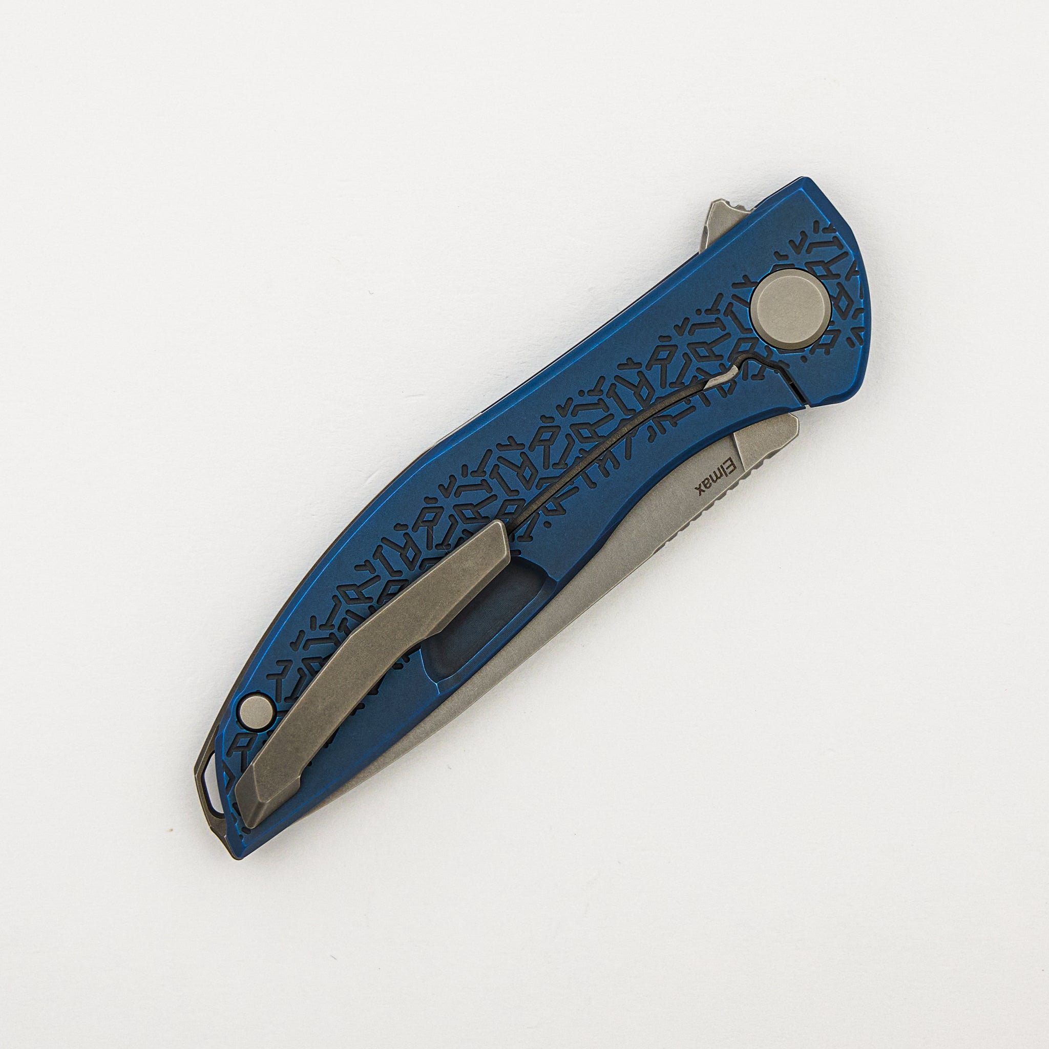 NeOn R1P Gen. 2 - Blue Titanium Handle - Elmax Blade - MRBS