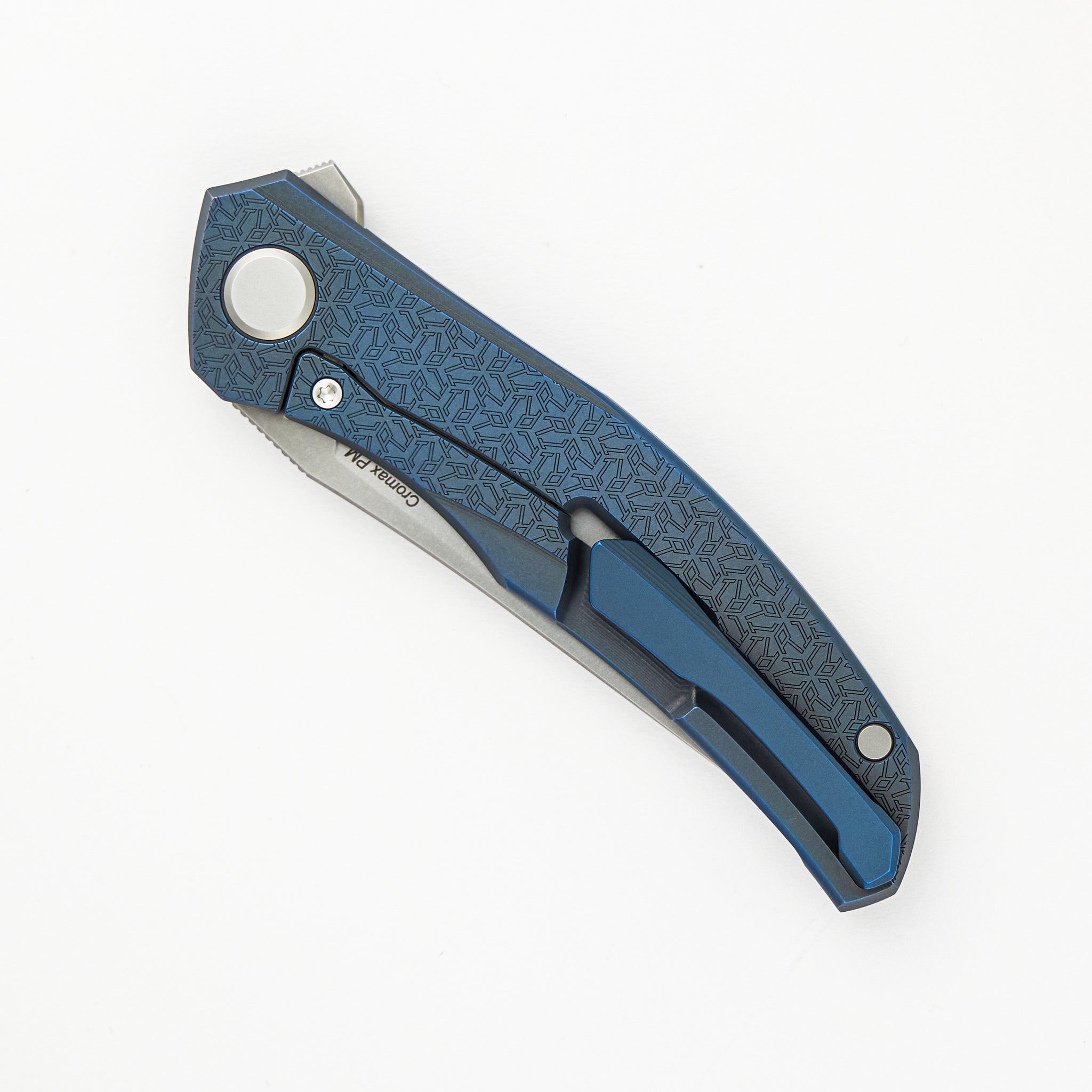 Quantum R1P Lefty – Blue Titanium Handle – Cromax PM – MRBS