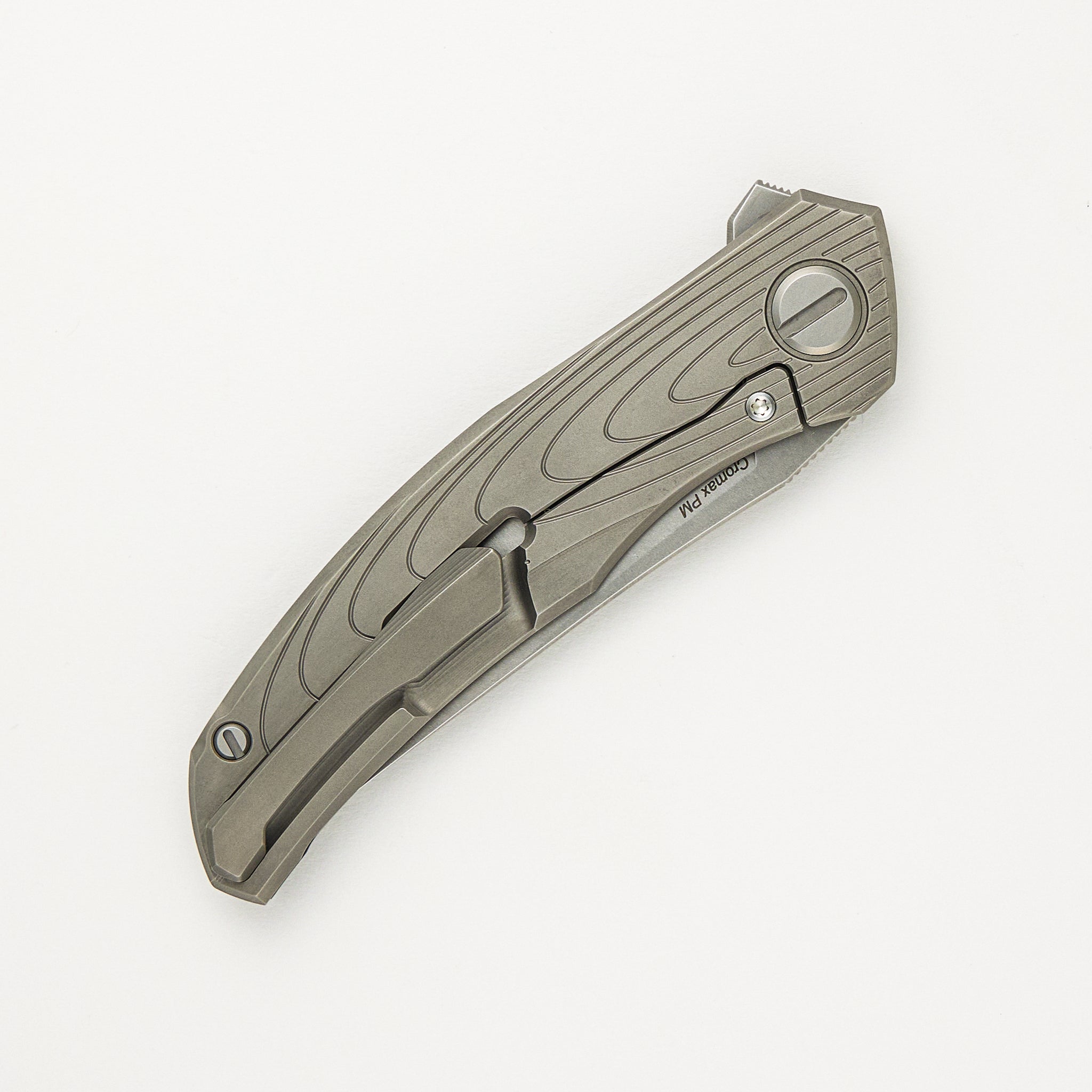 Shirogorov Knives / Igor Oleinikov Quantium Carbon Fiber “Solar System” – Cromax PM Blade – MRBS - Completed
