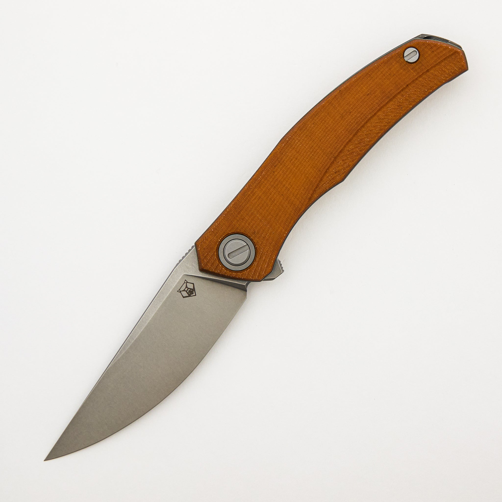 Ursus Q95 - Light Brown Micarta Handle - Elmax Blade - MRBS