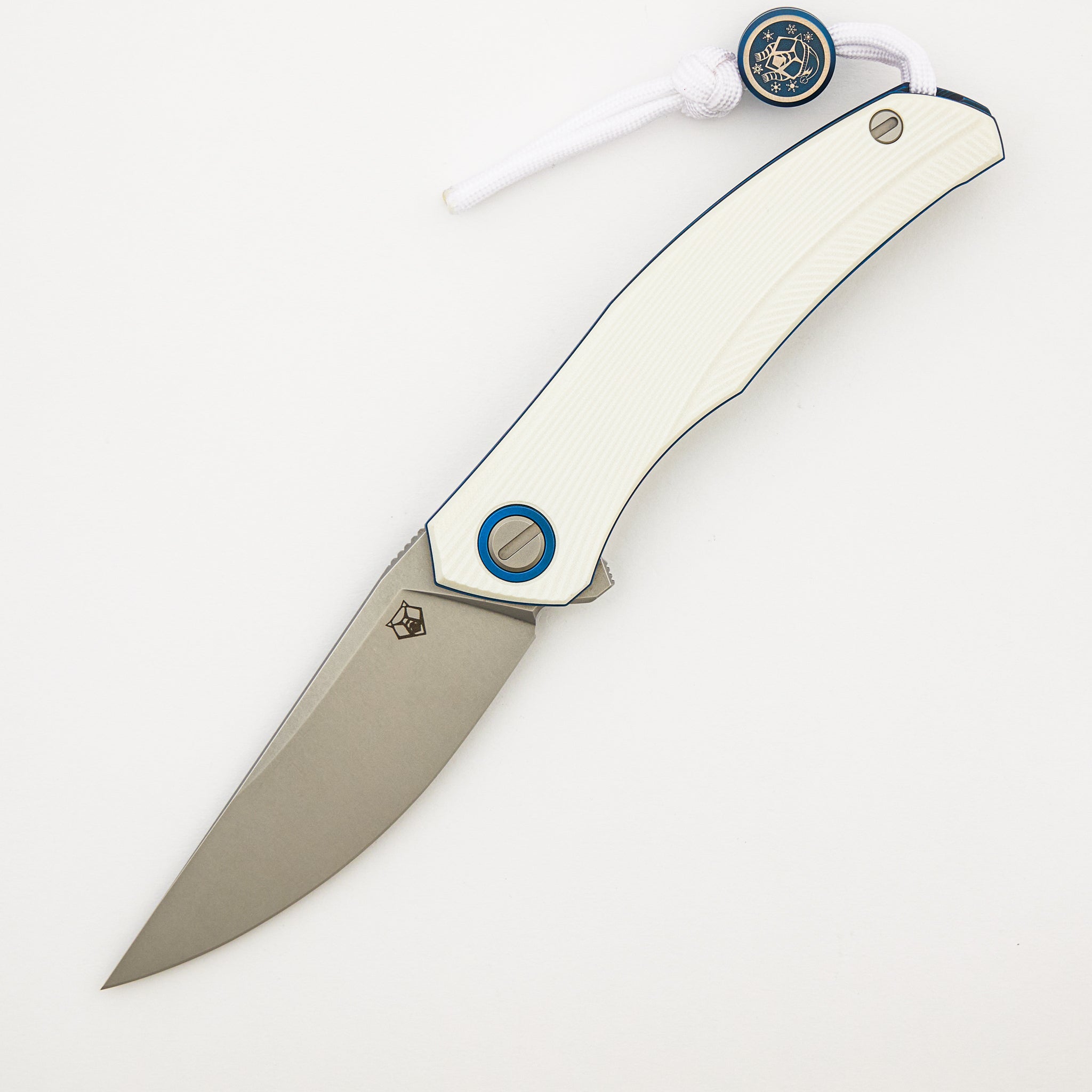 Ursus Q95 NY26 - White Micarta Handle - Elmax Blade - MRBS