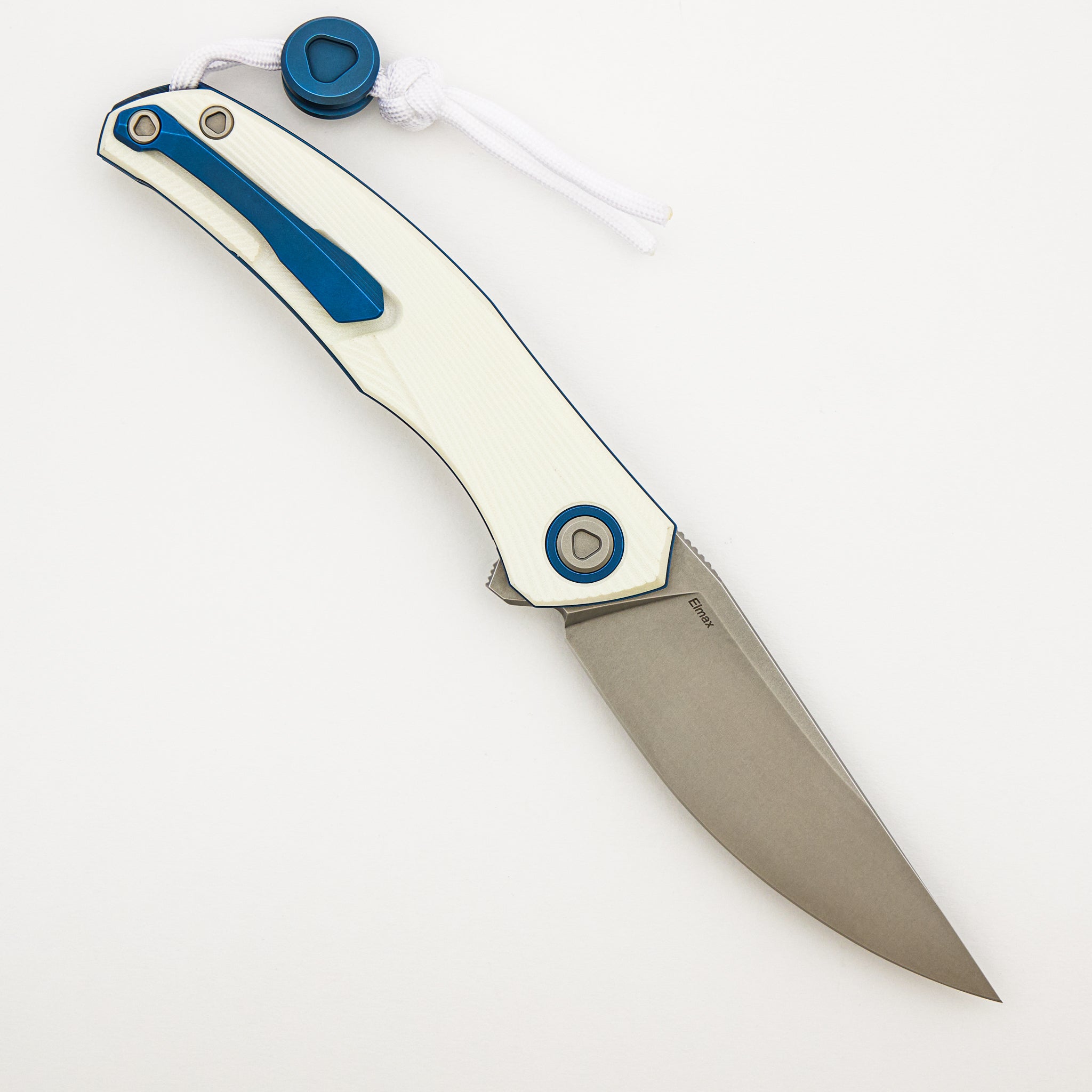 Ursus Q95 NY26 - White Micarta Handle - Elmax Blade - MRBS