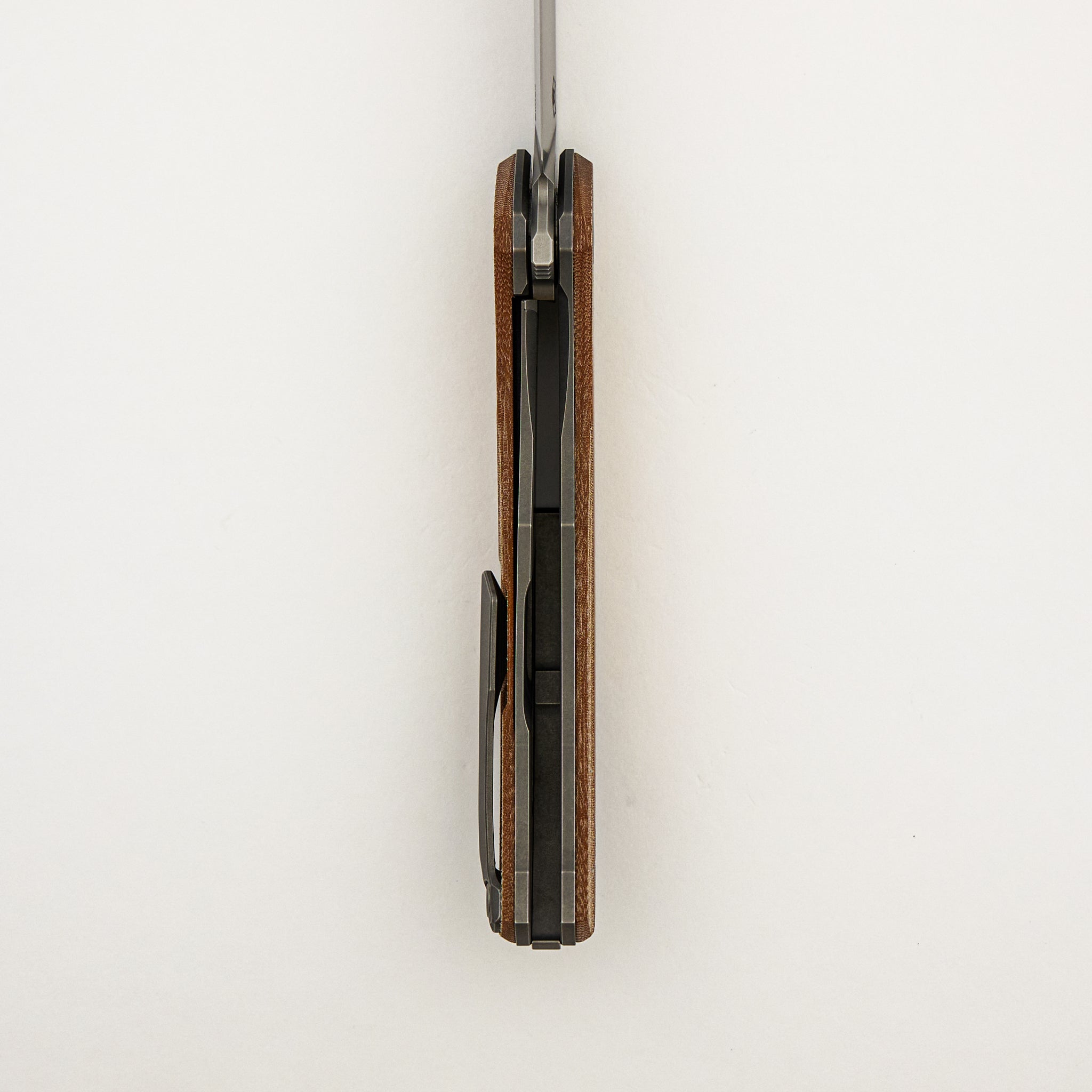 Ursus Q95 - Light Brown Micarta Handle - Elmax Blade - MRBS