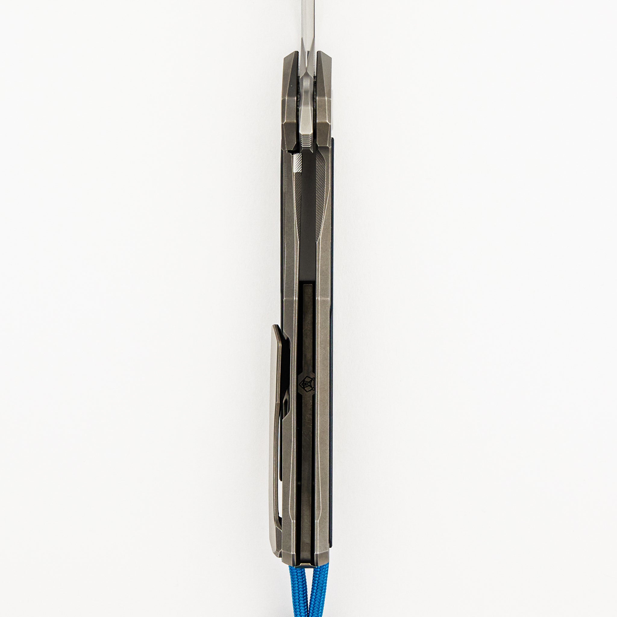Quantum BLKM - Titanium/Ocean Blue CarboTi Handle - S90V Blade - SRRBS