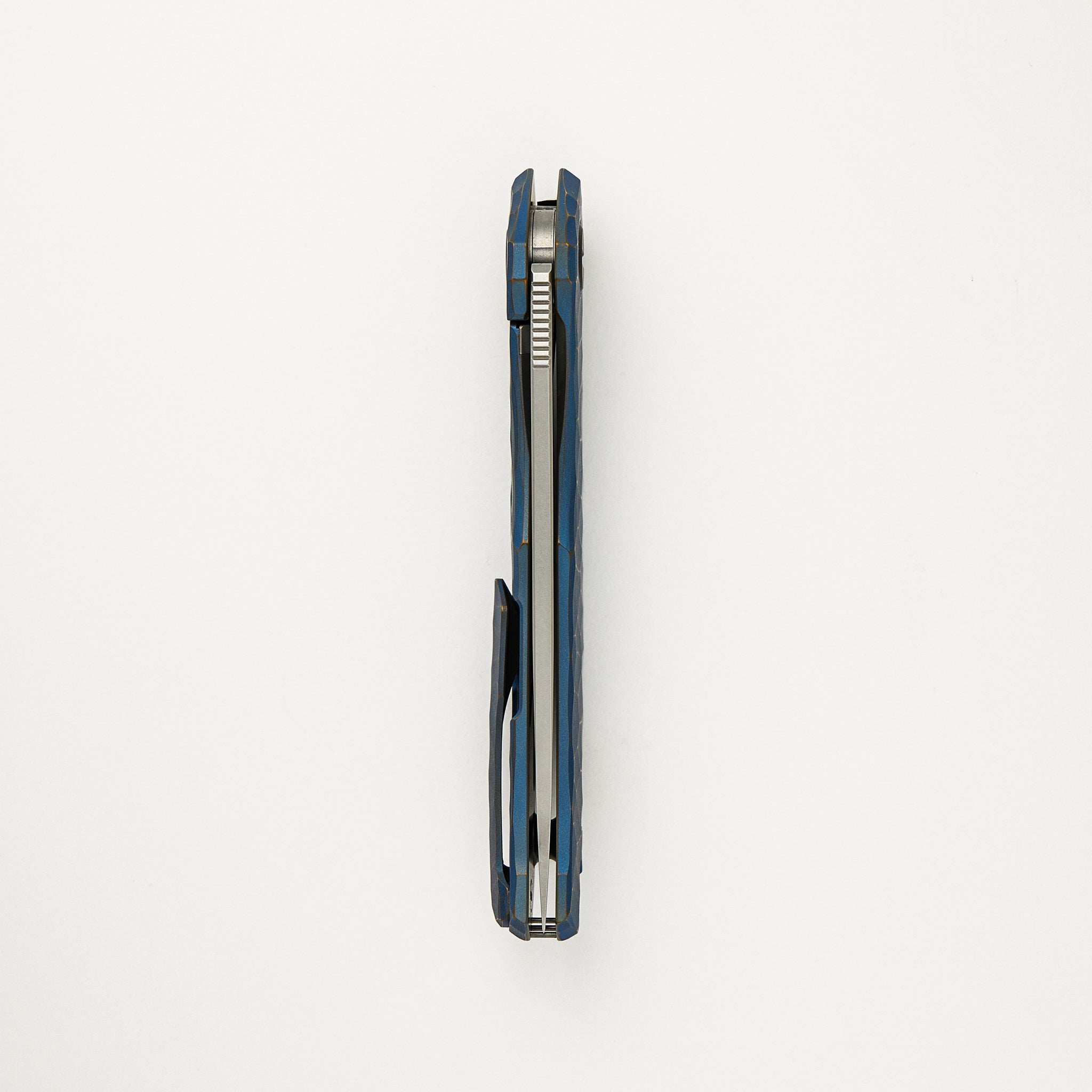 Shirogorov Knives / Rip Knives Quantum “Blue Machine” – Cromax PM Blade – MRBS - Completed