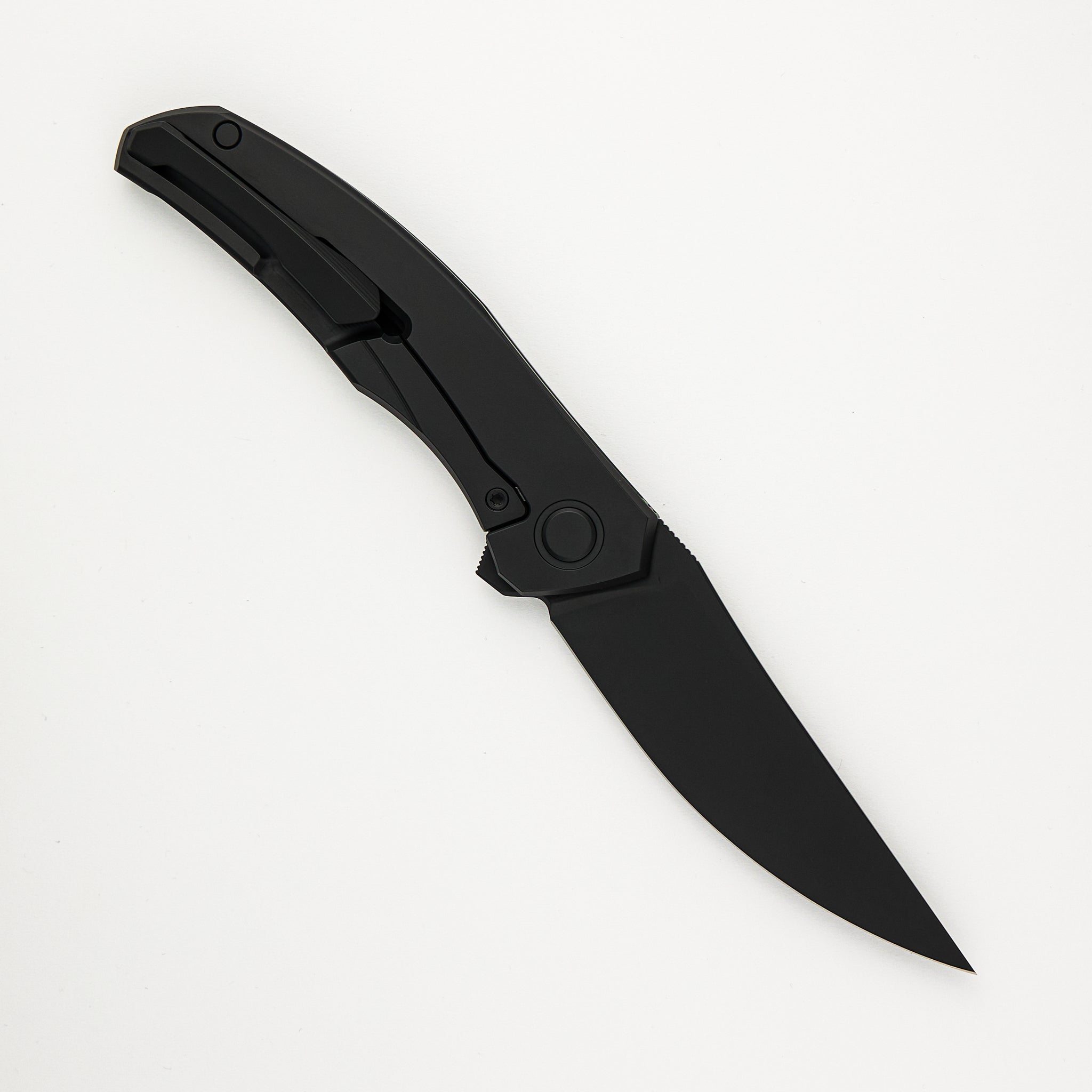 Quantum "Silhouette" – Black Cerakote - Titanium Handle – Cromax PM Blade – MRBS