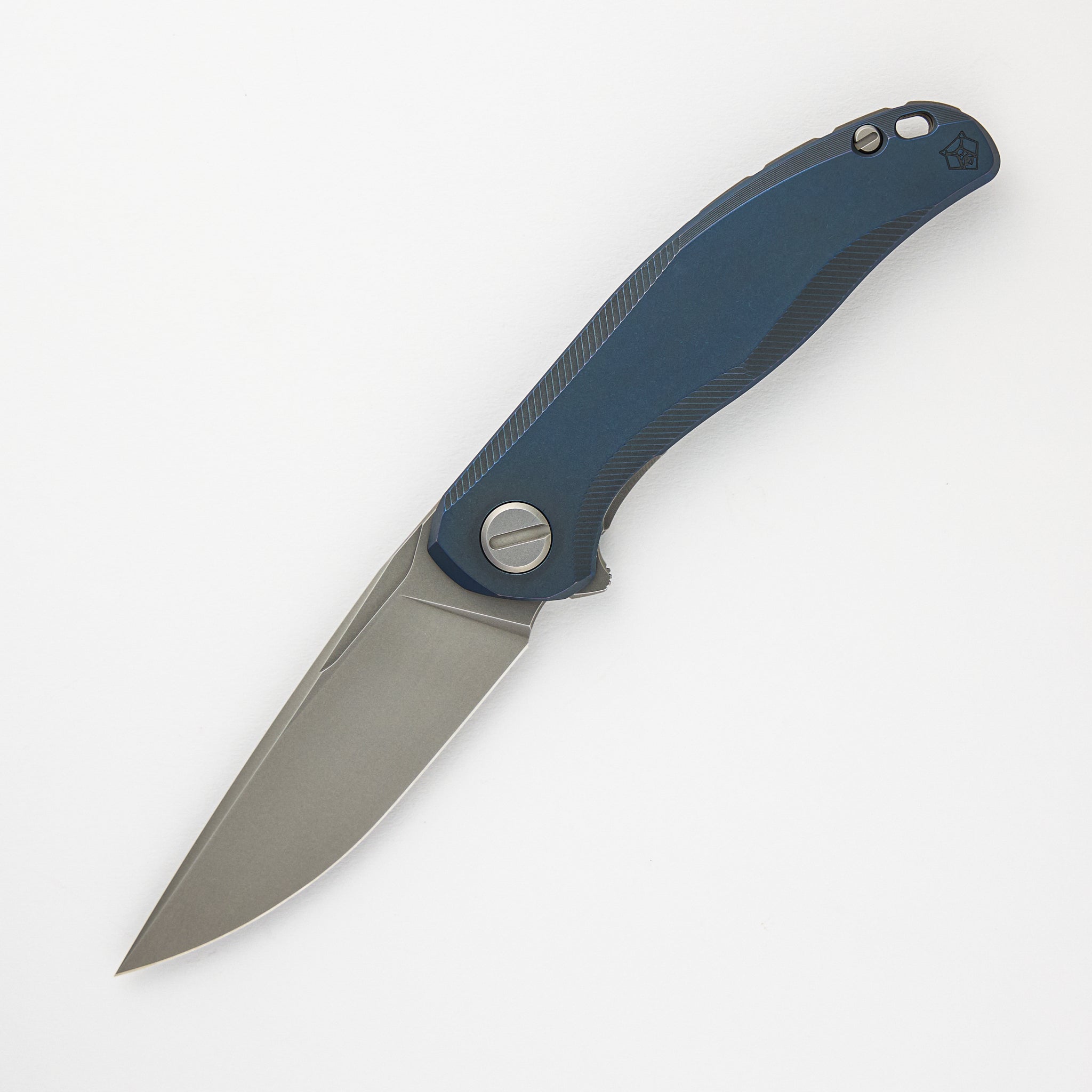 Stellar – Blue Titanium Handle – M390 Blade – MRBS