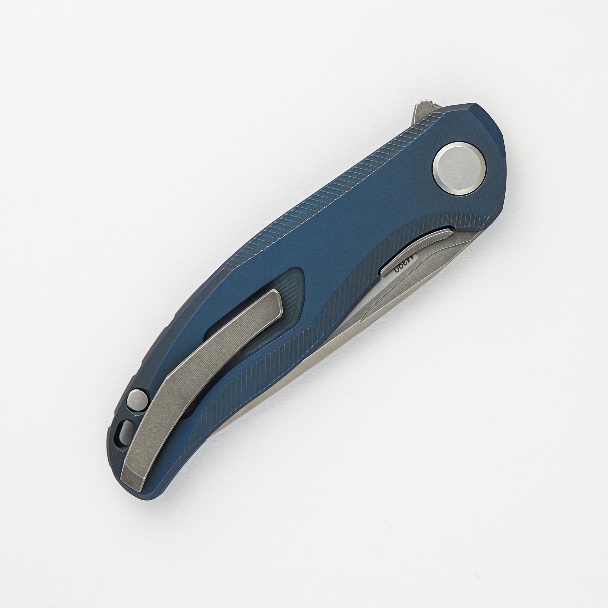 Stellar – Blue Titanium Handle – M390 Blade – MRBS