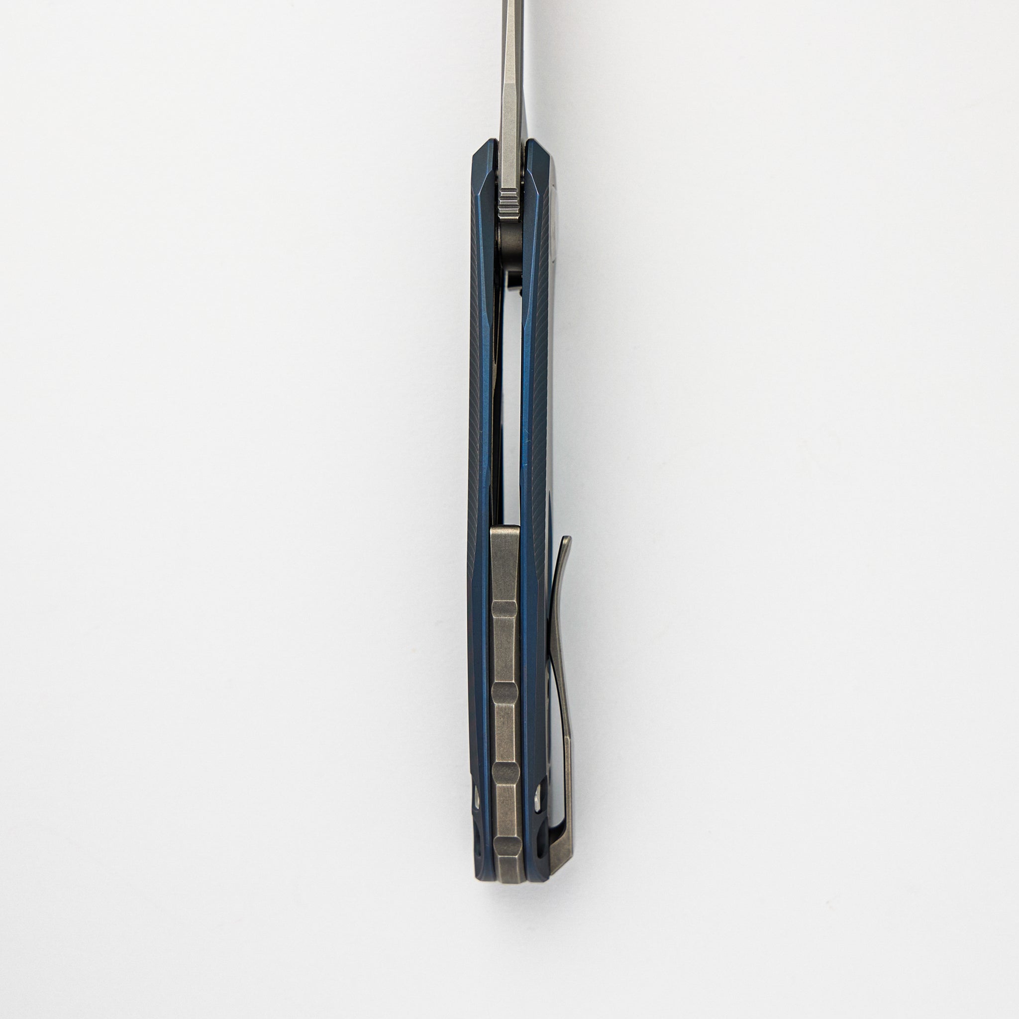 Stellar – Blue Titanium Handle – M390 Blade – MRBS