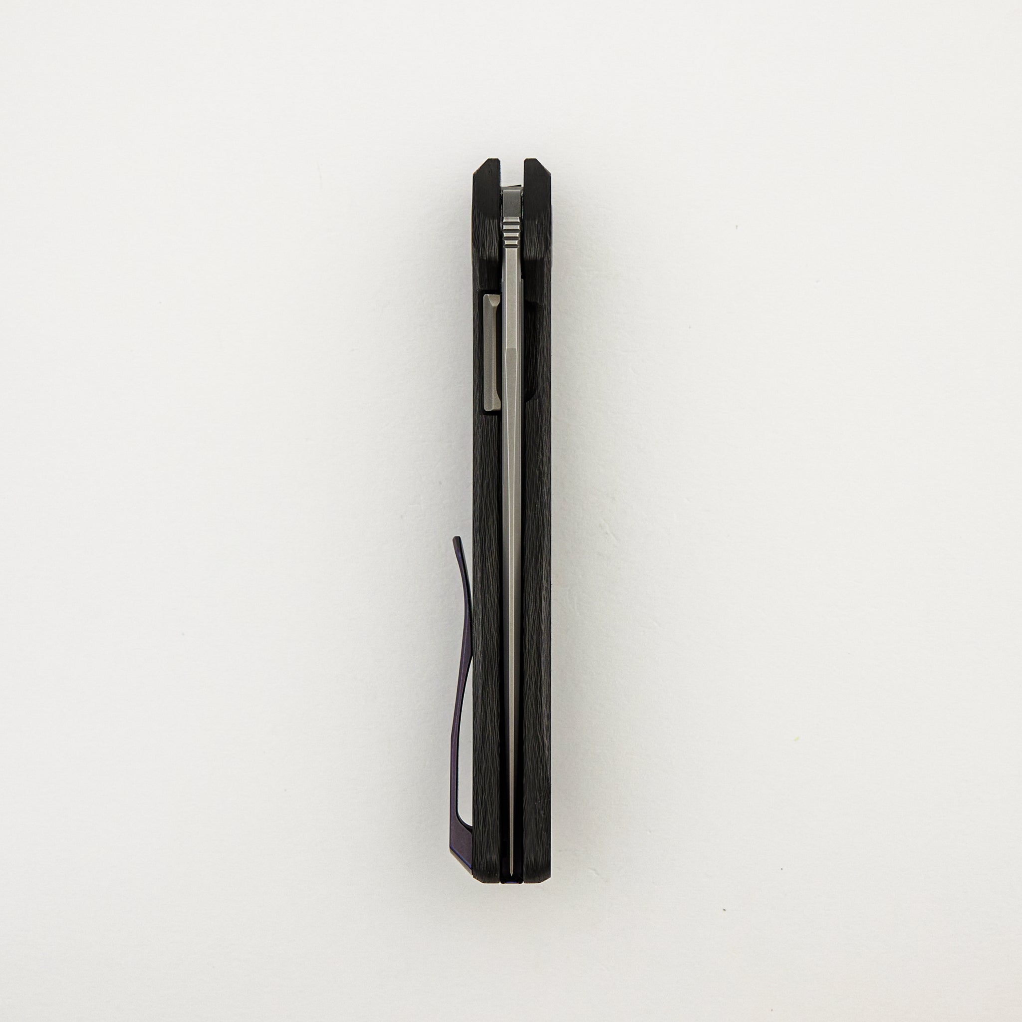 Stellar CF First Production – Purple Carbon Fiber Handle – MagnaCut Blade – MRBS