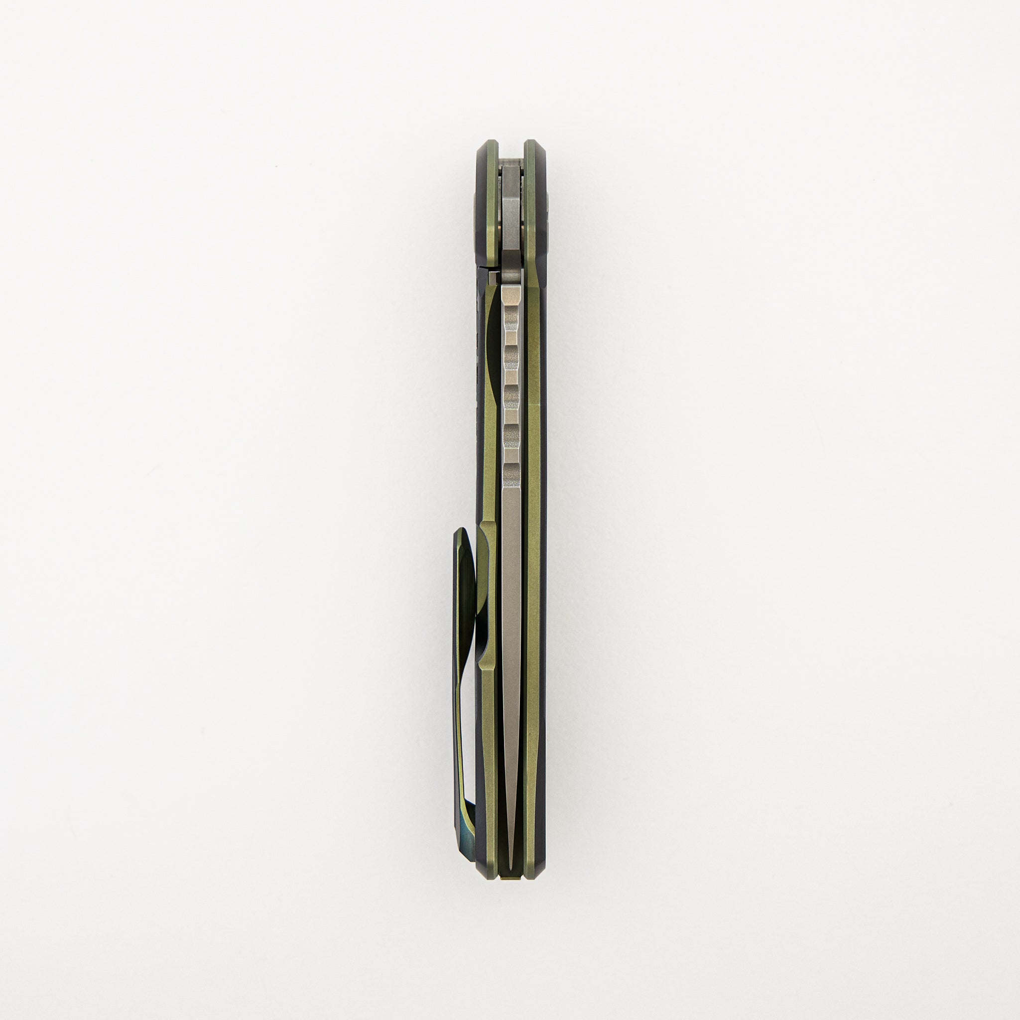 Ti2 Design Collaboration Black Hula "Bronze Pixelated Flower" F95 - M390 Blade - Titanium Handle - MRBS - Completed