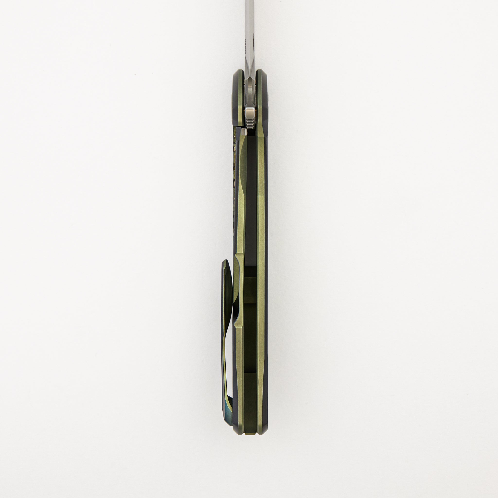 Ti2 Design Collaboration Black Hula "Bronze Pixelated Flower" F95 - M390 Blade - Titanium Handle - MRBS - Completed