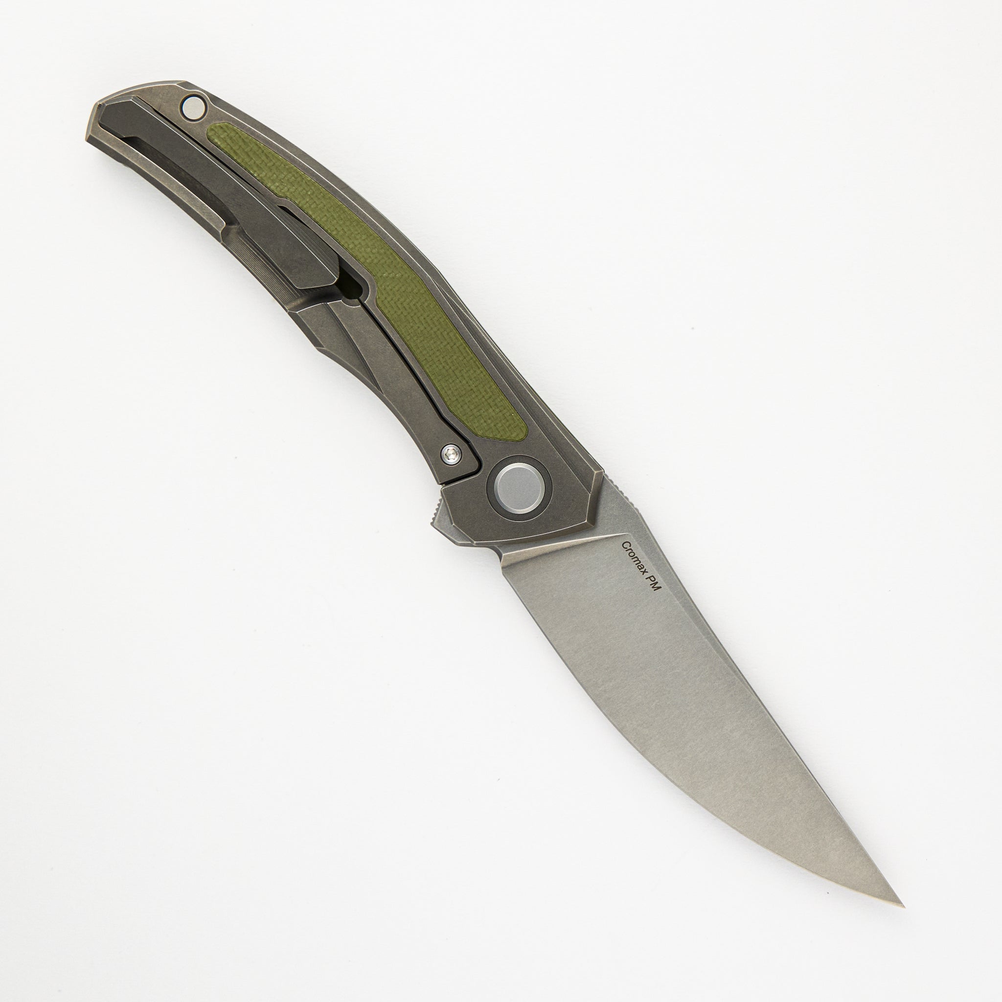 SHIROGOROV URSUS QUANTIUM – CROMAX PM BLADE – OLIVE GREEN G10 HANDLE – MRBS