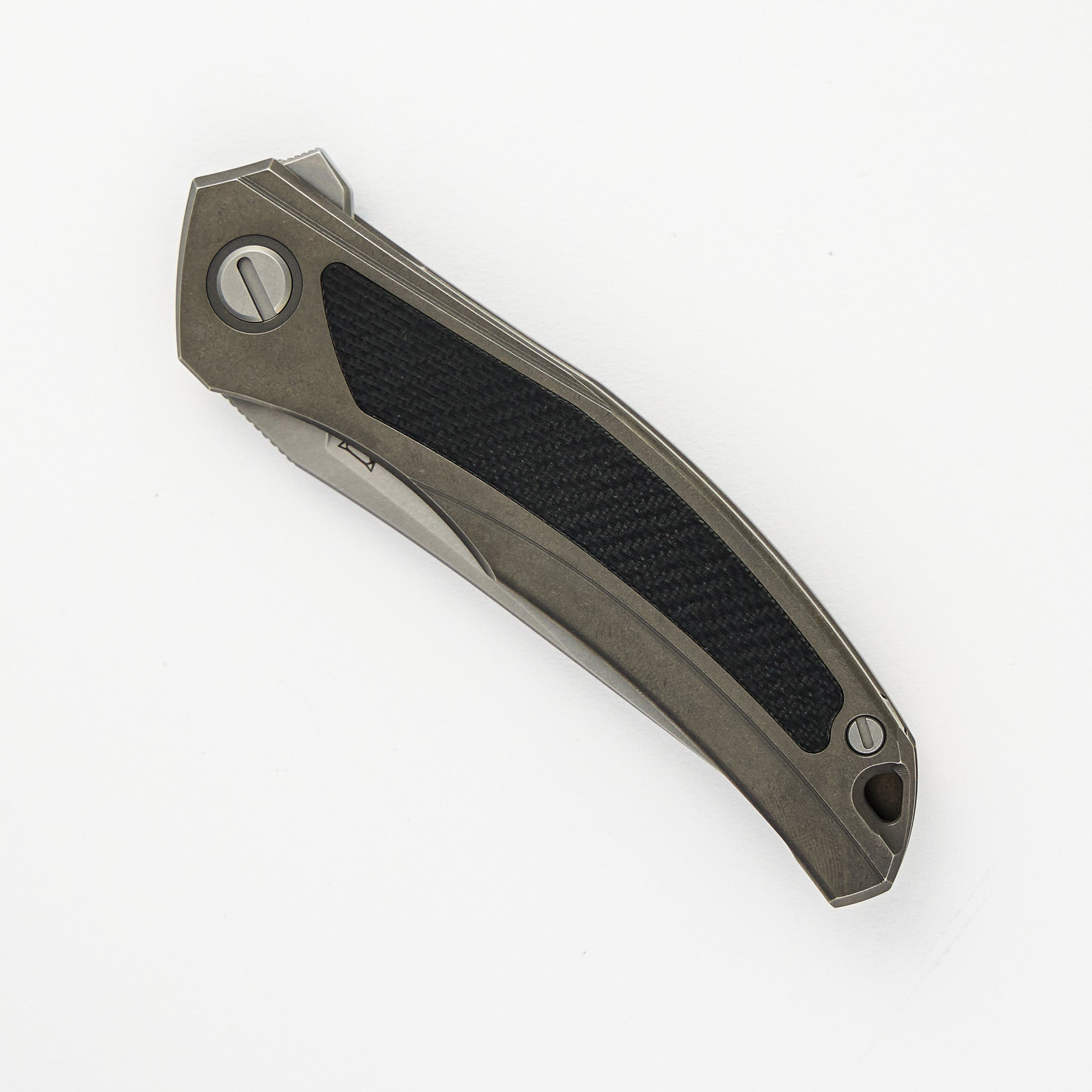 Ursus Quantum - Cromax PM Blade - Titanium Handle - Black G10 Inlay - MRBS