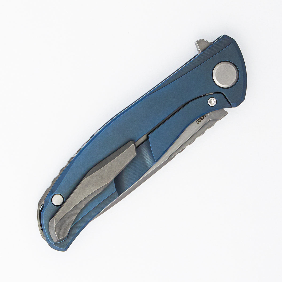 F95 Zero - M390 Blade - Blue Titanium Handle - MRBS