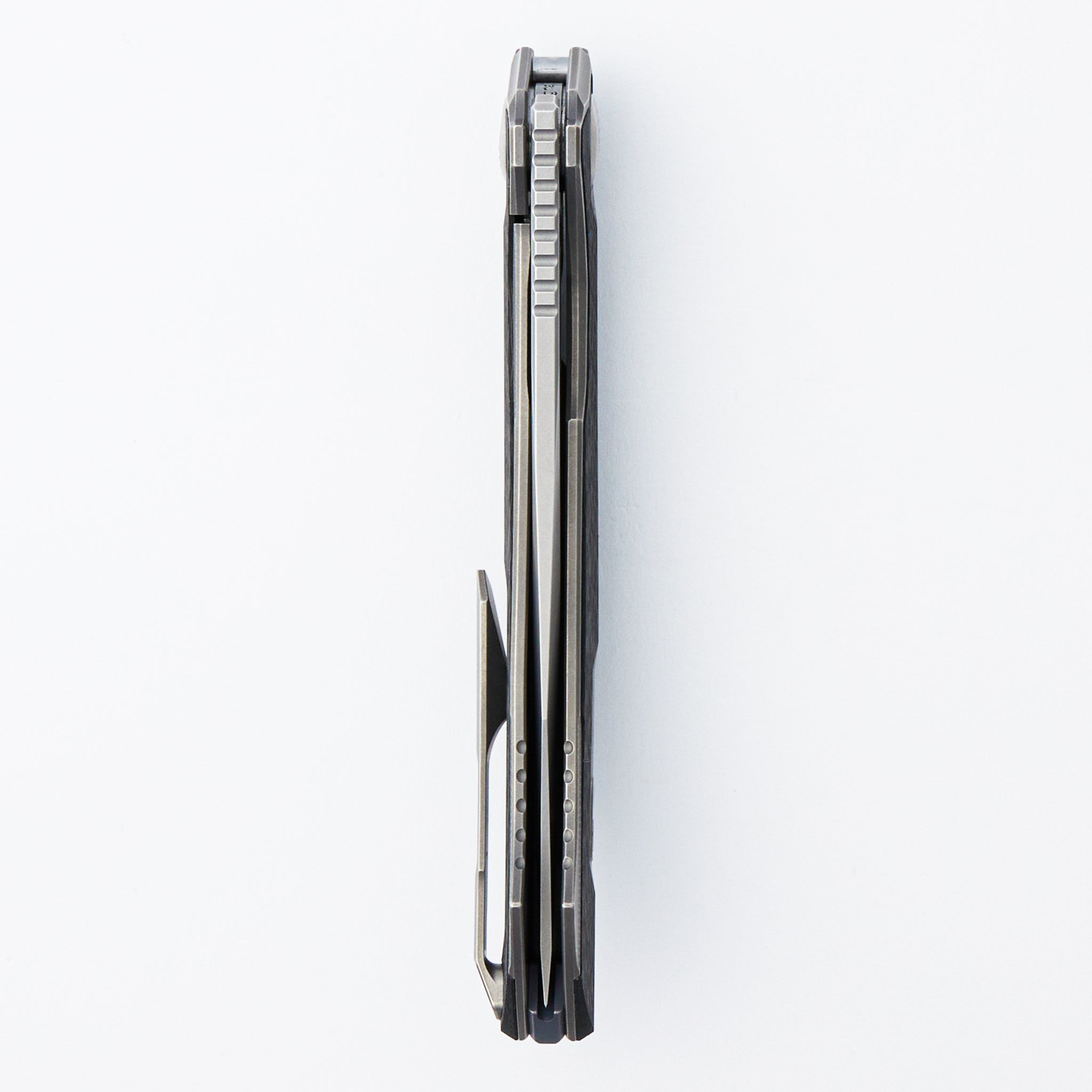Pike - MagnaCut Blade - Titanium/Blue Carbon Fiber - MRBS (Dmitry Sinkevich Design)
