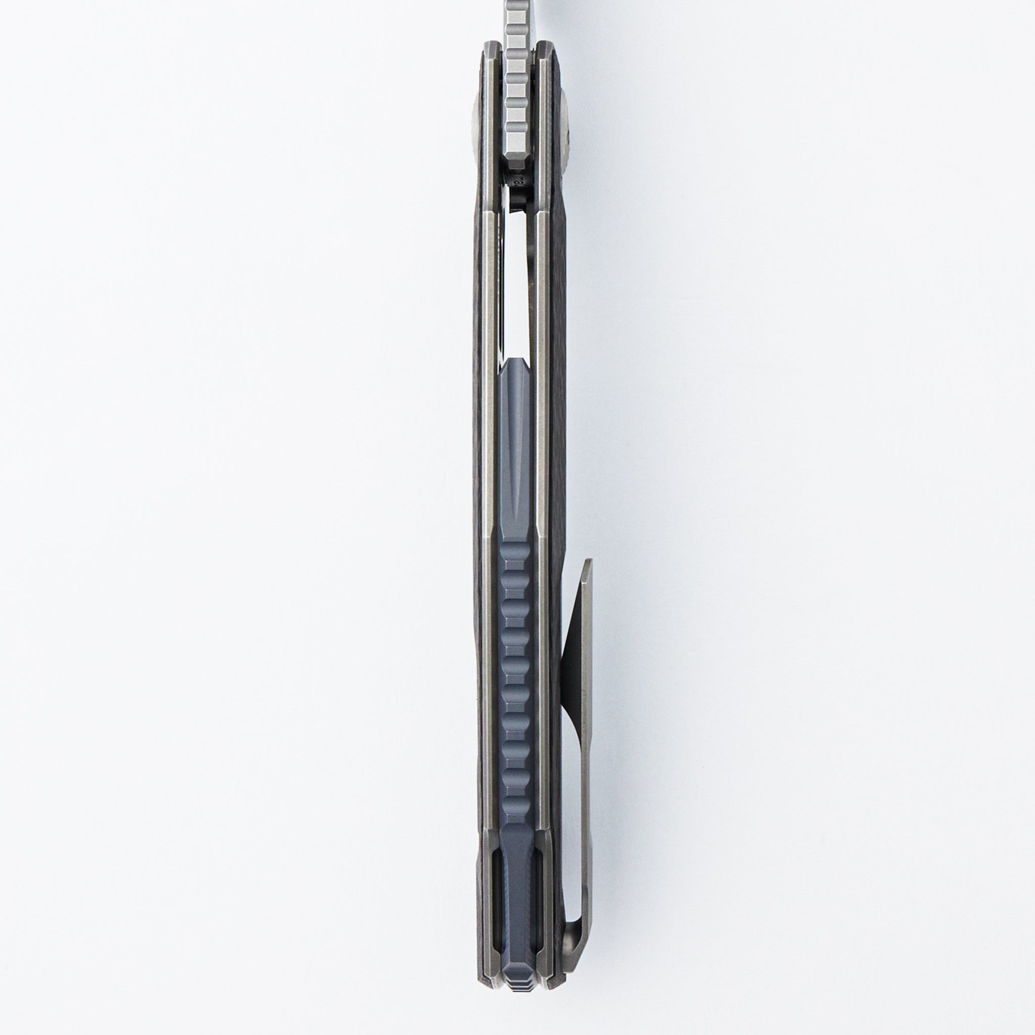Pike - MagnaCut Blade - Titanium/Red Carbon Fiber - MRBS (Dmitry Sinkevich Design)