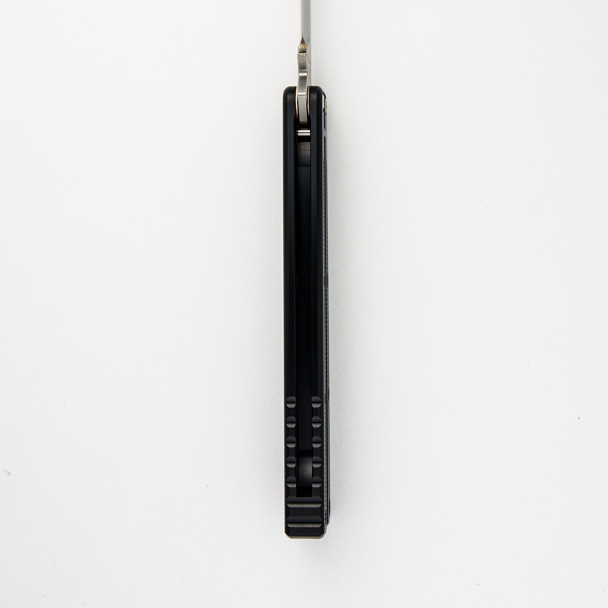 Krake Raken - Satin Bowie Blade - Black Aluminum Handle - V3