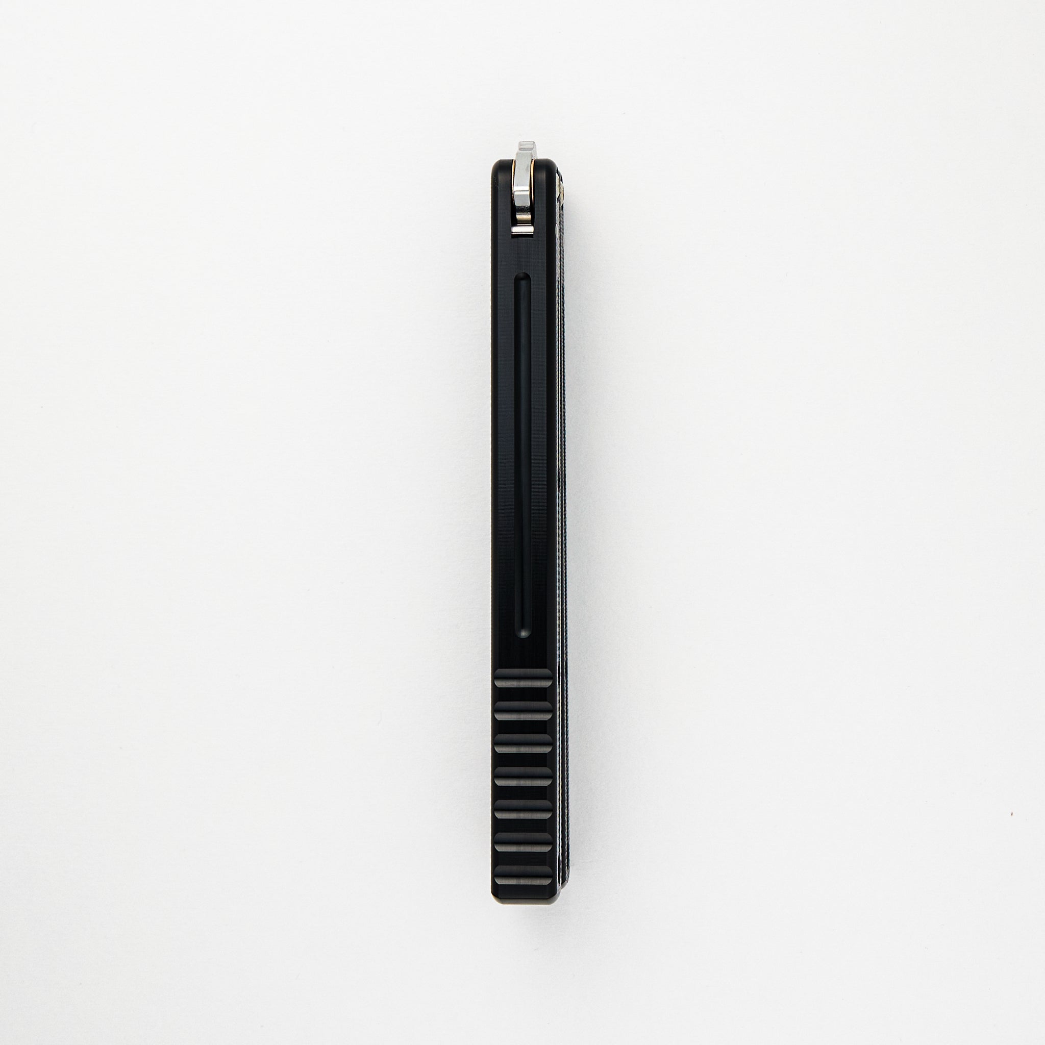 Krake Raken - Satin Tanto Blade - Black Aluminum Handle - V3