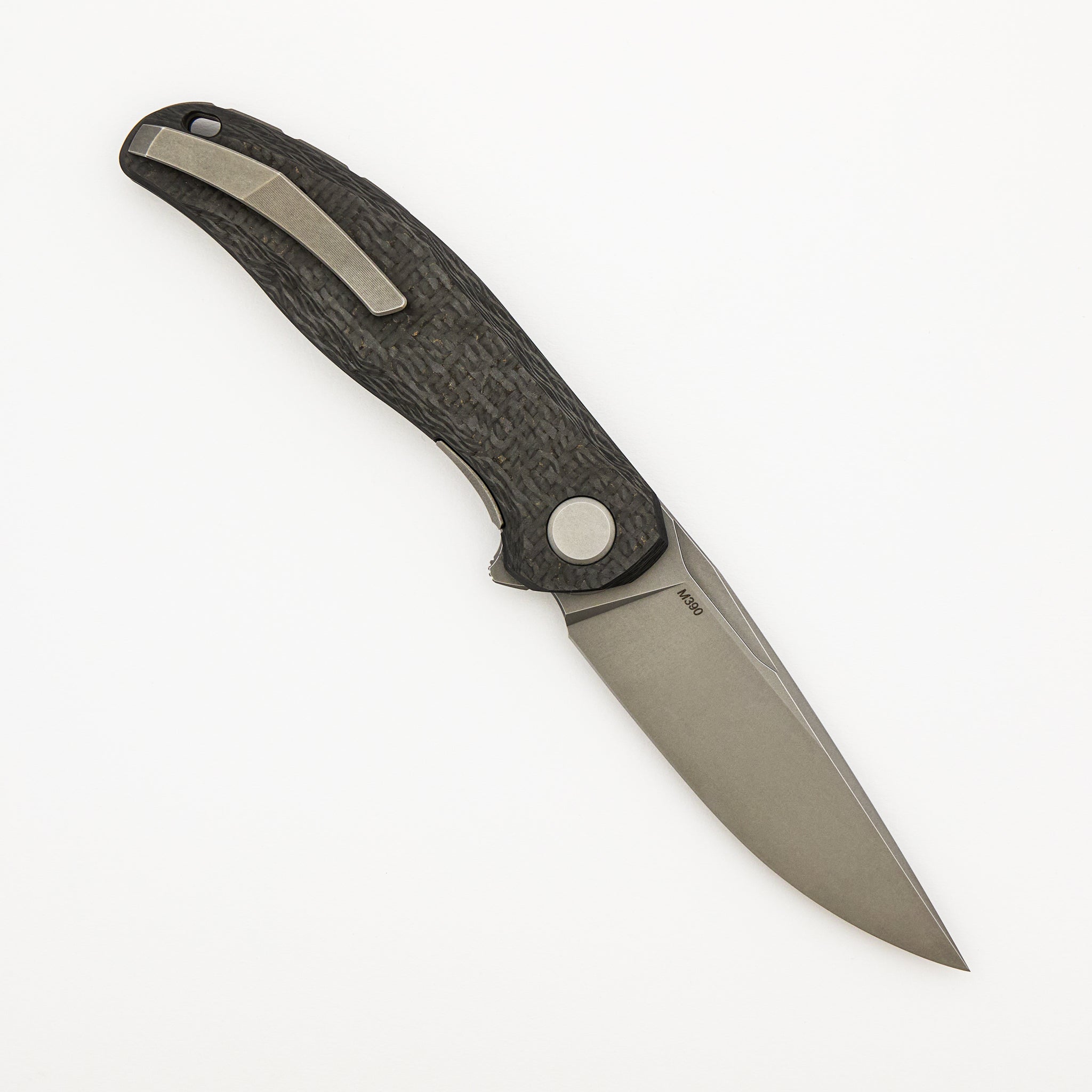 Stellar CF – Bronze Carbon Fiber Handle – M390 Blade – MRBS