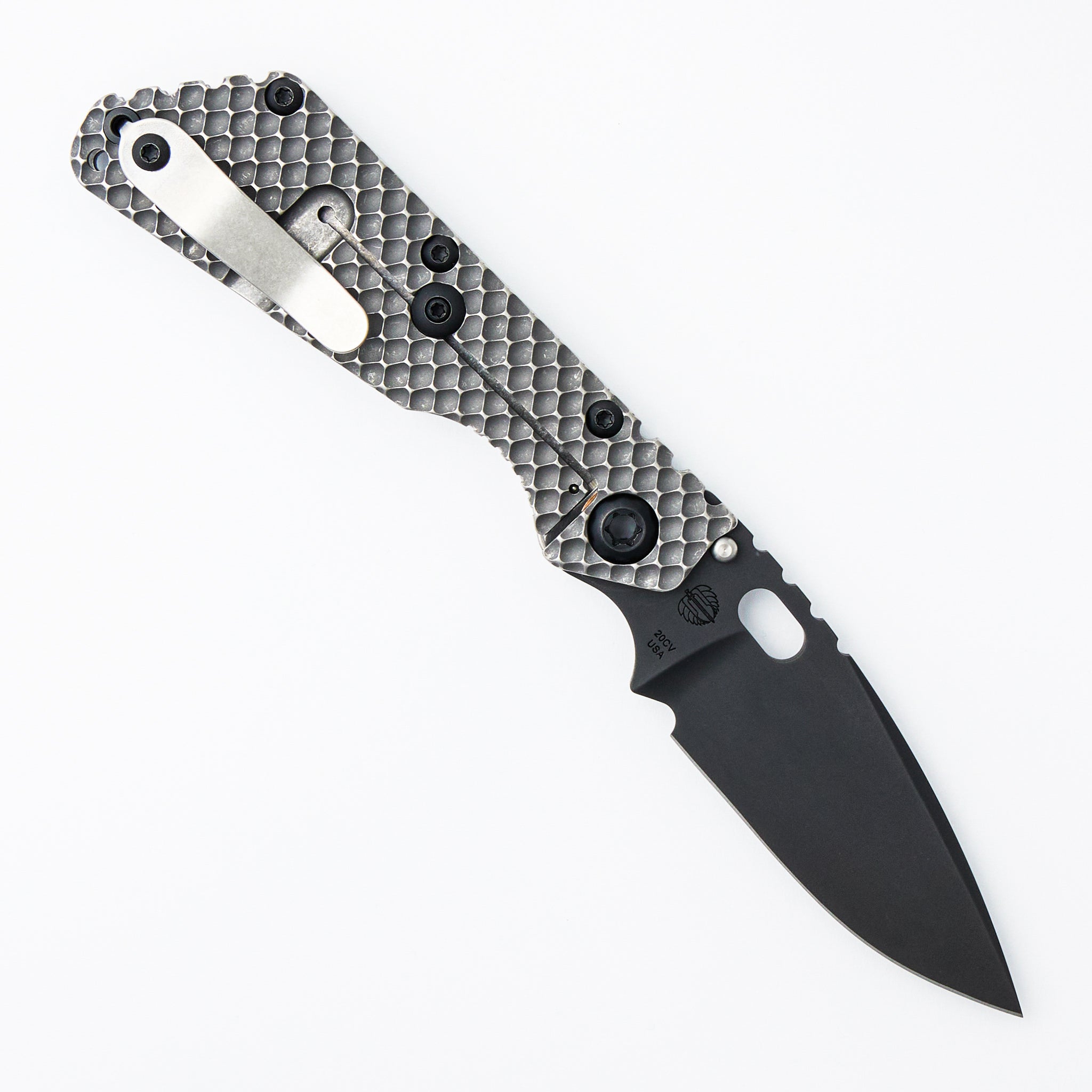 SMF DGG - Titanium Handle - Drop Point 20CV Blade