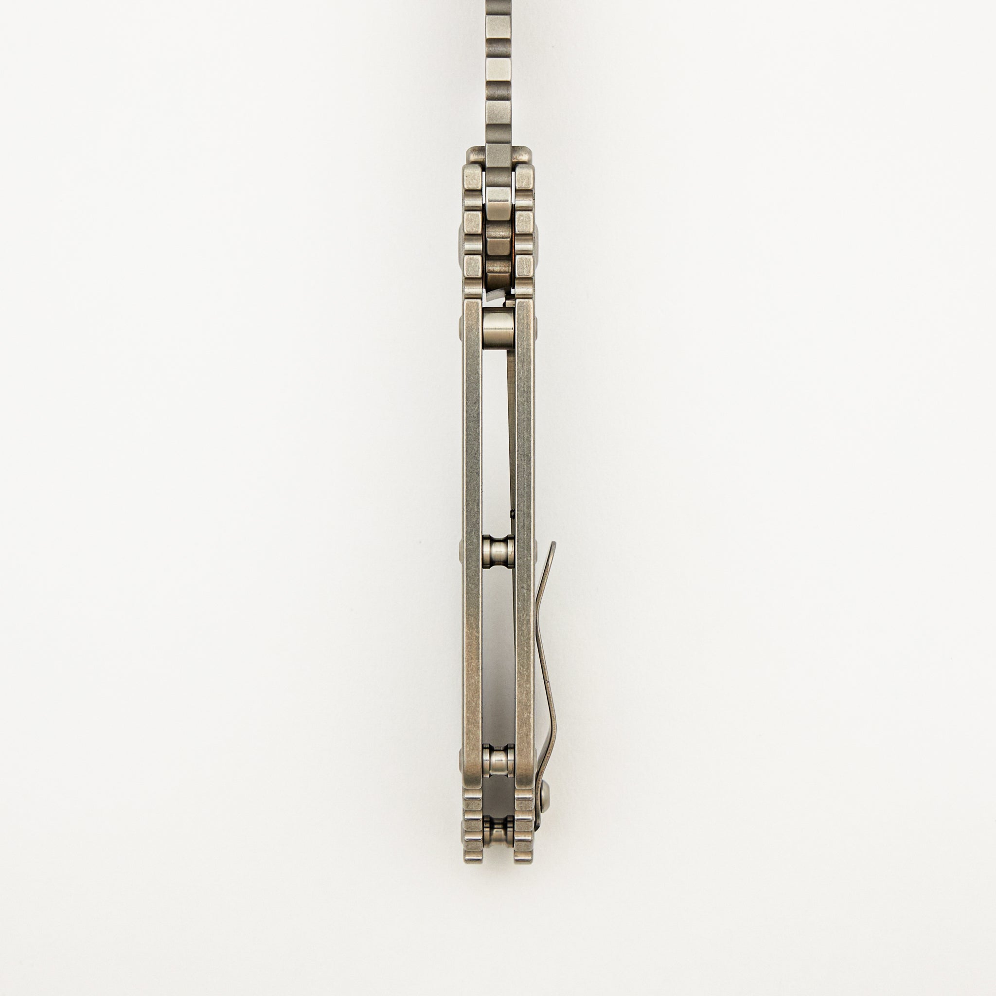 SMF - Titanium Handle - Drop Point MagnaCut Blade