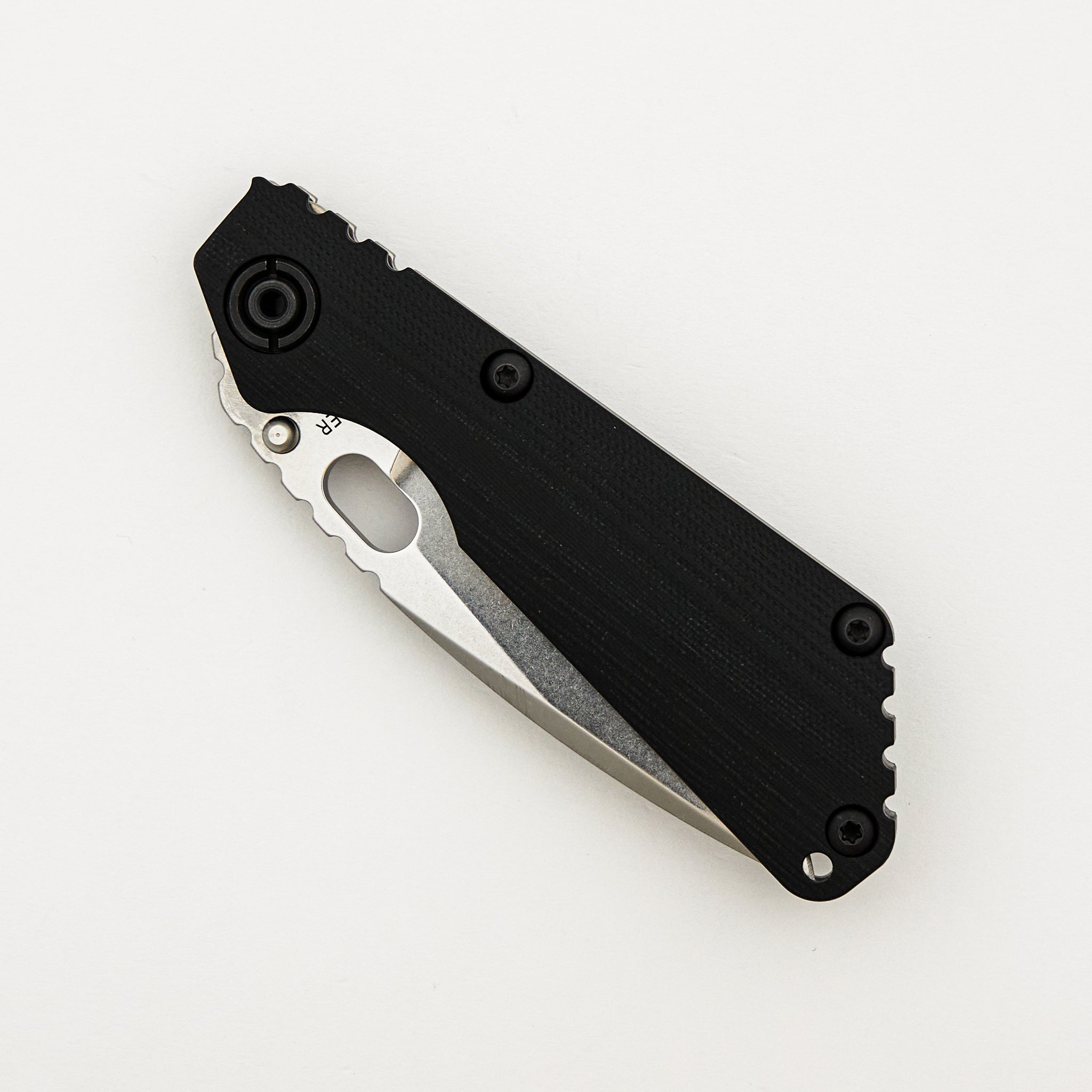 SNG CC - Titanium/Black G10 Handle - Drop Point MagnaCut Blade