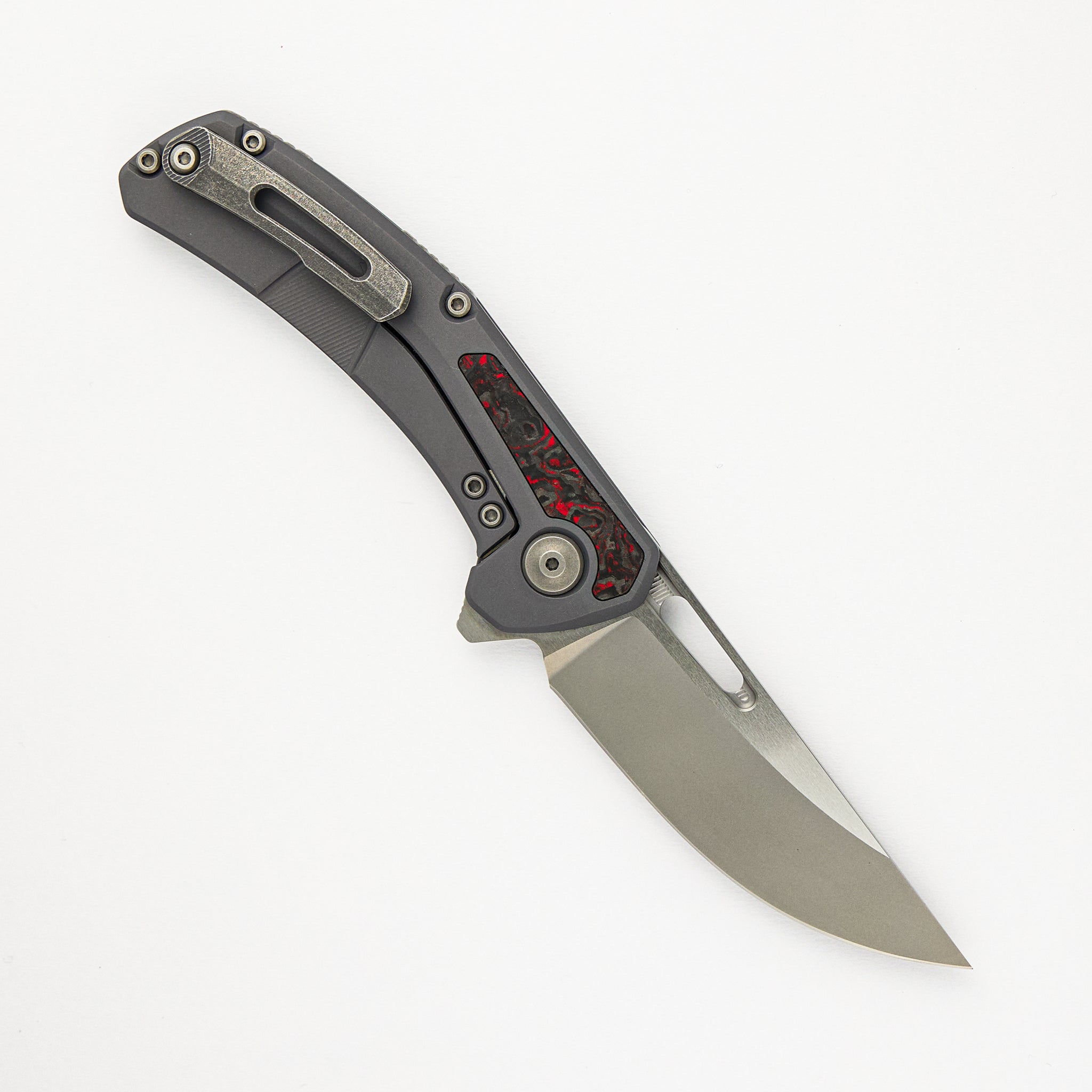 Archer - Titanium/Red TechnoCarbo Handle - MagnaCut Blade