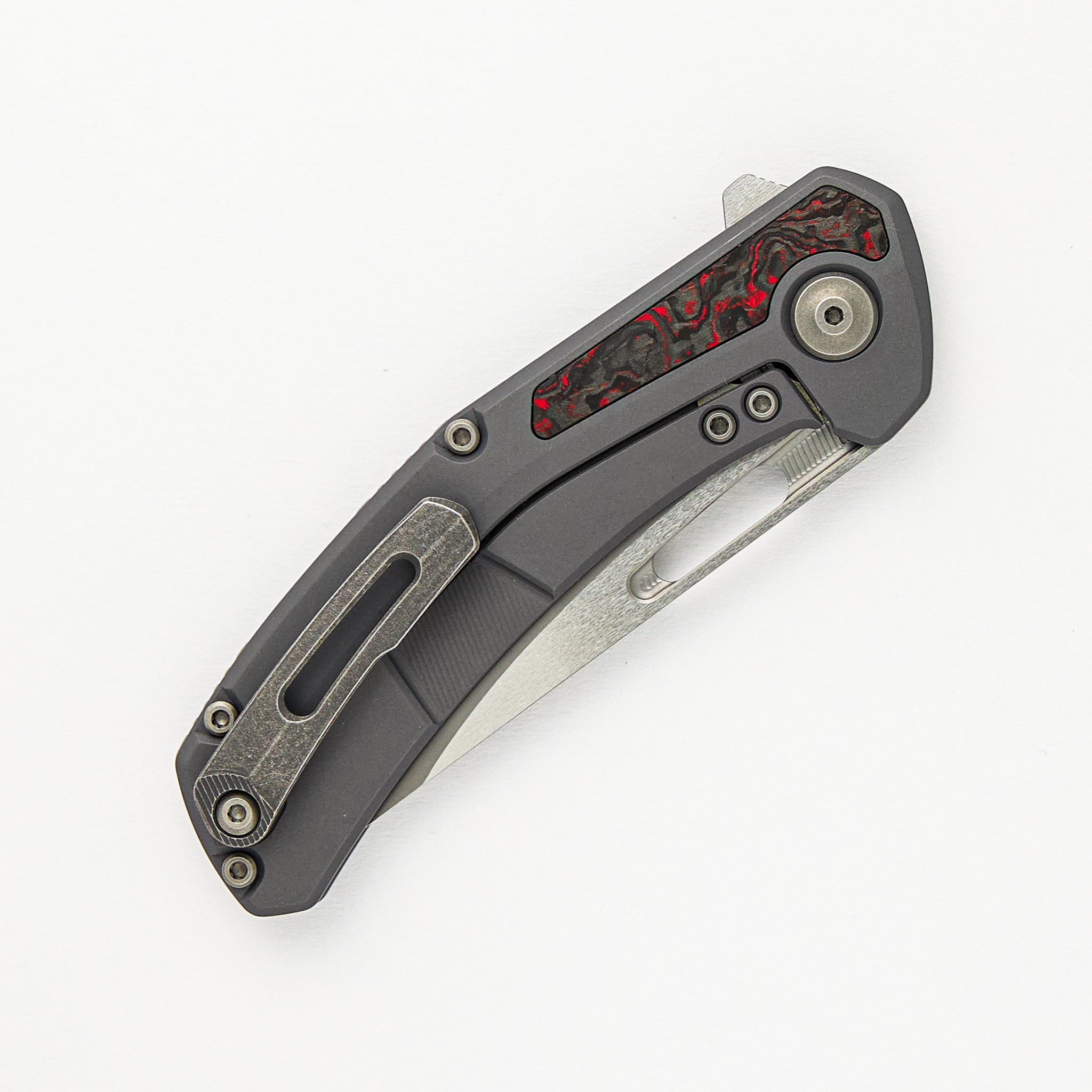 Archer - Titanium/Red TechnoCarbo Handle - MagnaCut Blade