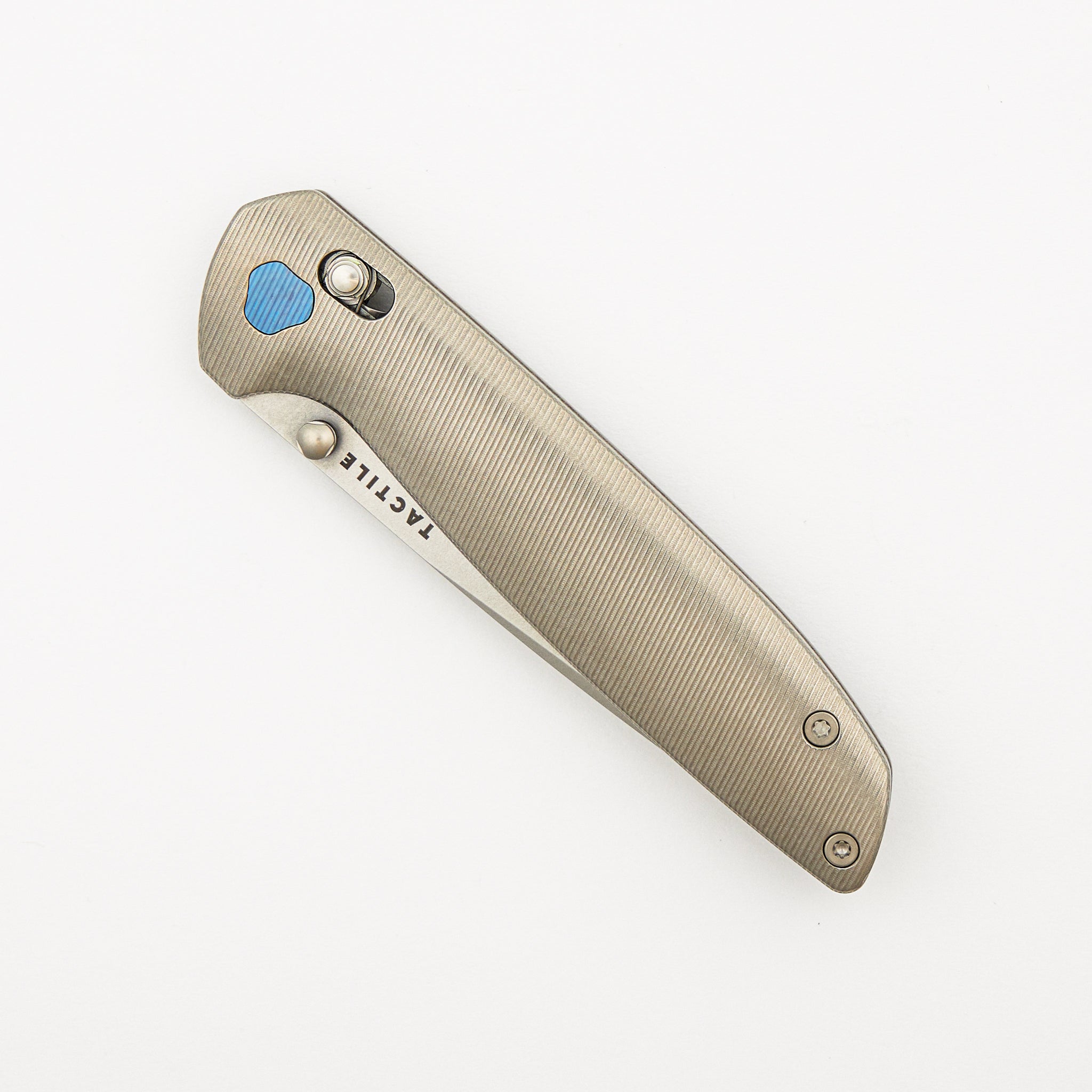 Maverick – Stonewash MagnaCut Blade – Stonewash Titanium Handle
