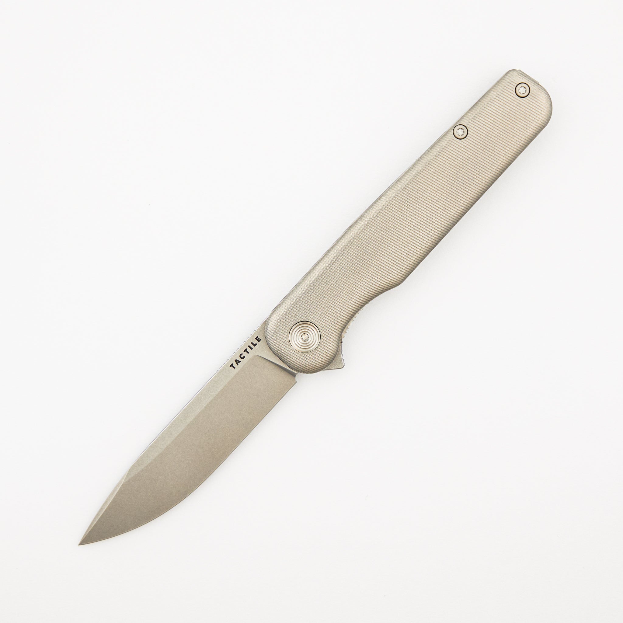 Rockwall Flipper - MagnaCut Blade - Titanium Handle - Silver Hardware